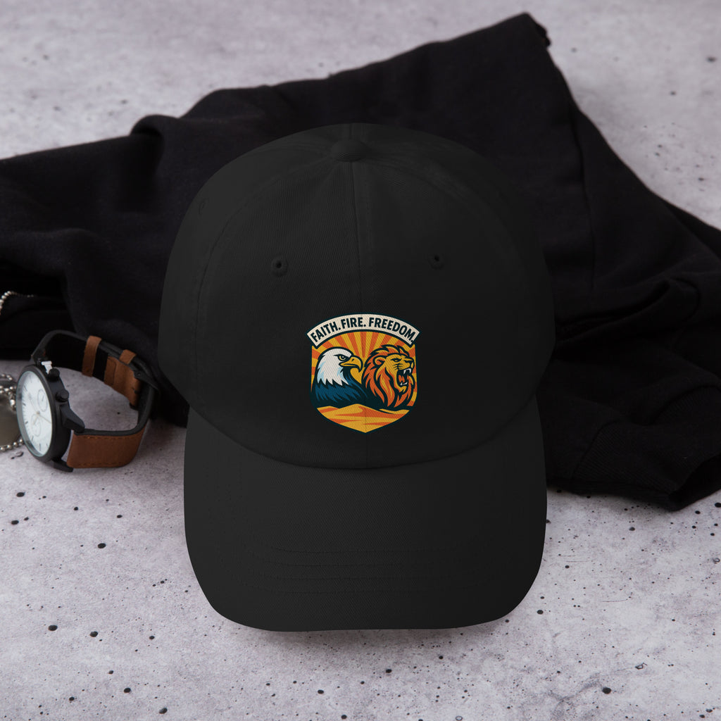 Lions Eagles Rise Classic Dad Hat - American Zionist