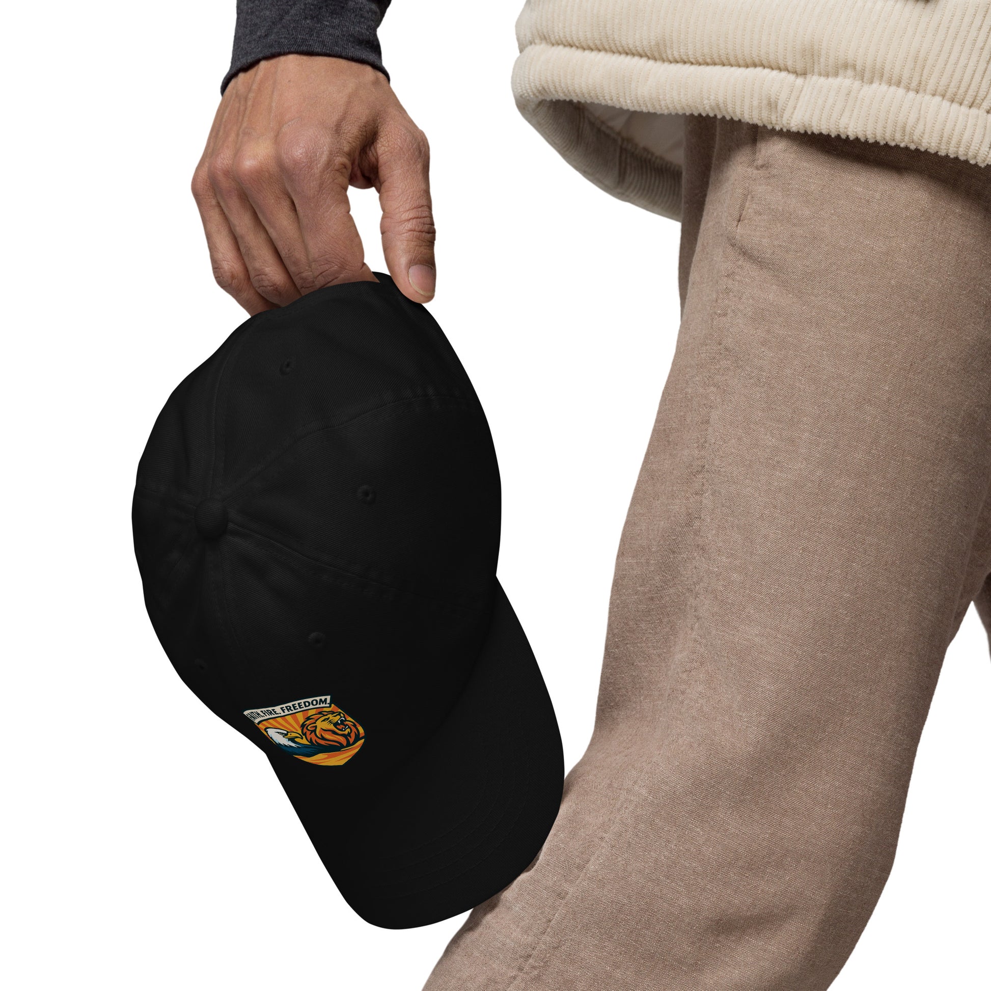 Lions Eagles Rise Classic Dad Hat - American Zionist