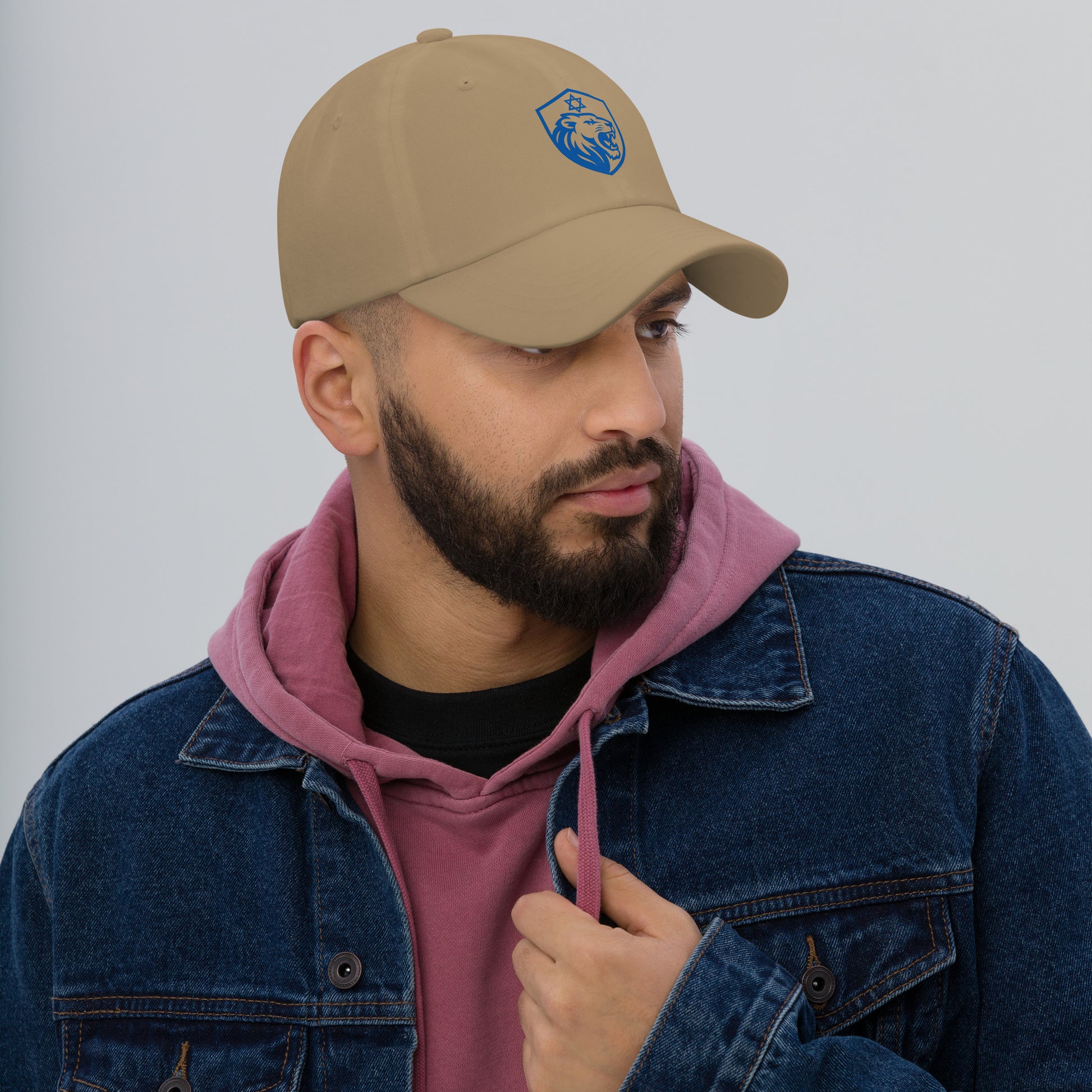 Lion Shield Of Israel Classic Dad Hat - American Zionist