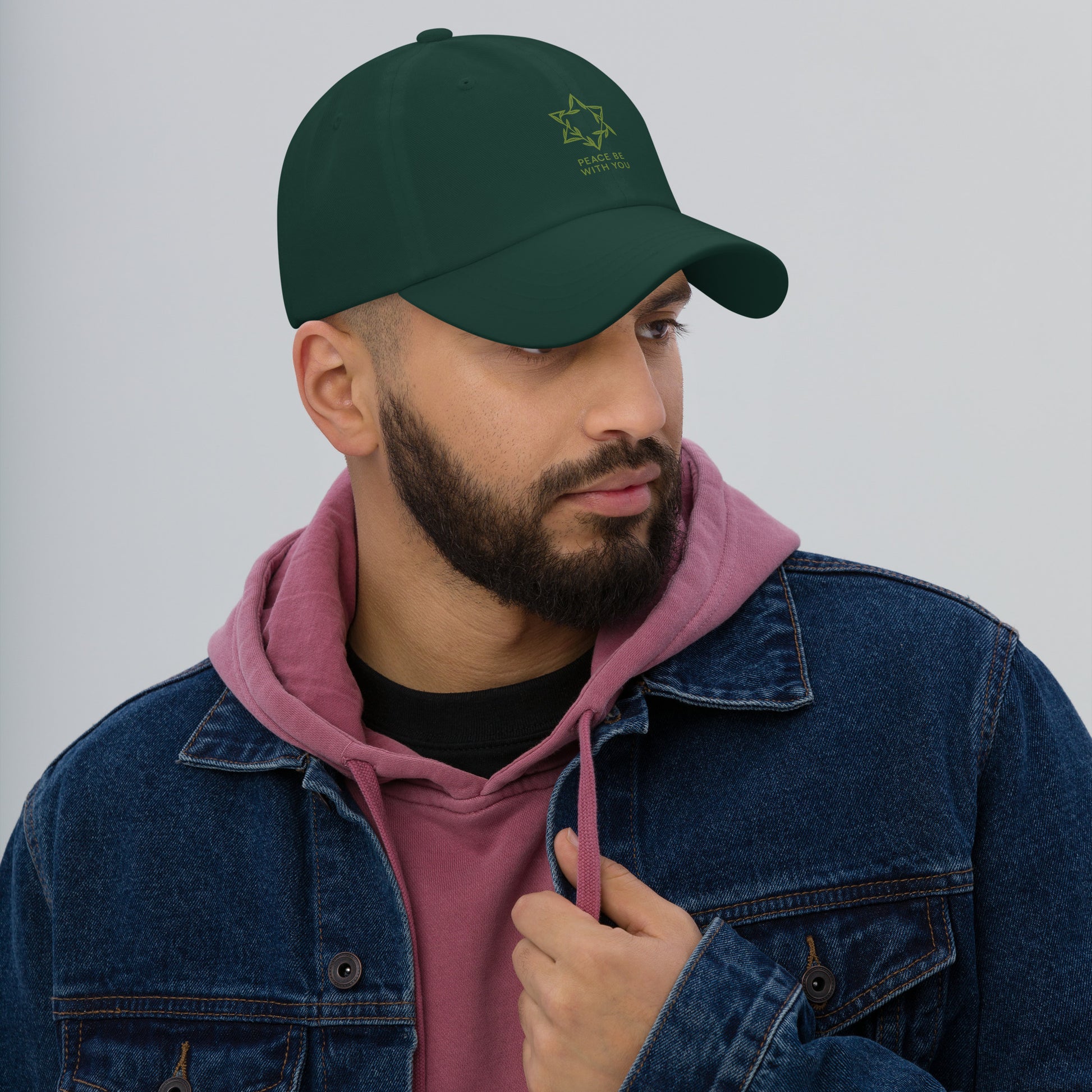 Peacewoven Star Classic Dad Hat - American Zionist