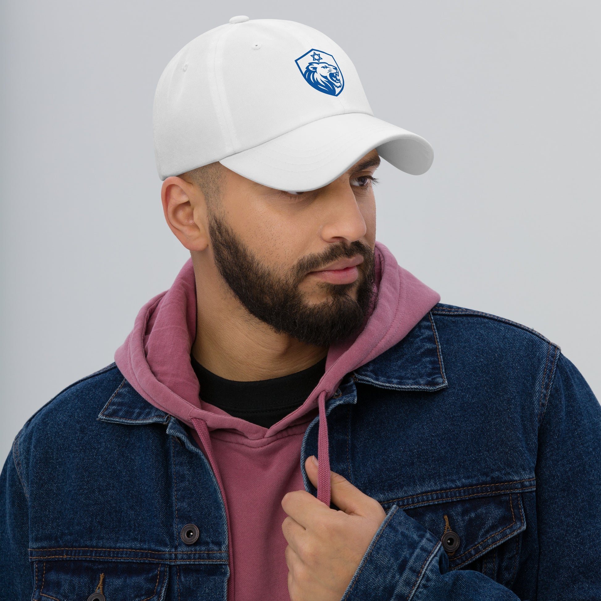 Lion Shield Of Israel Classic Dad Hat - American Zionist