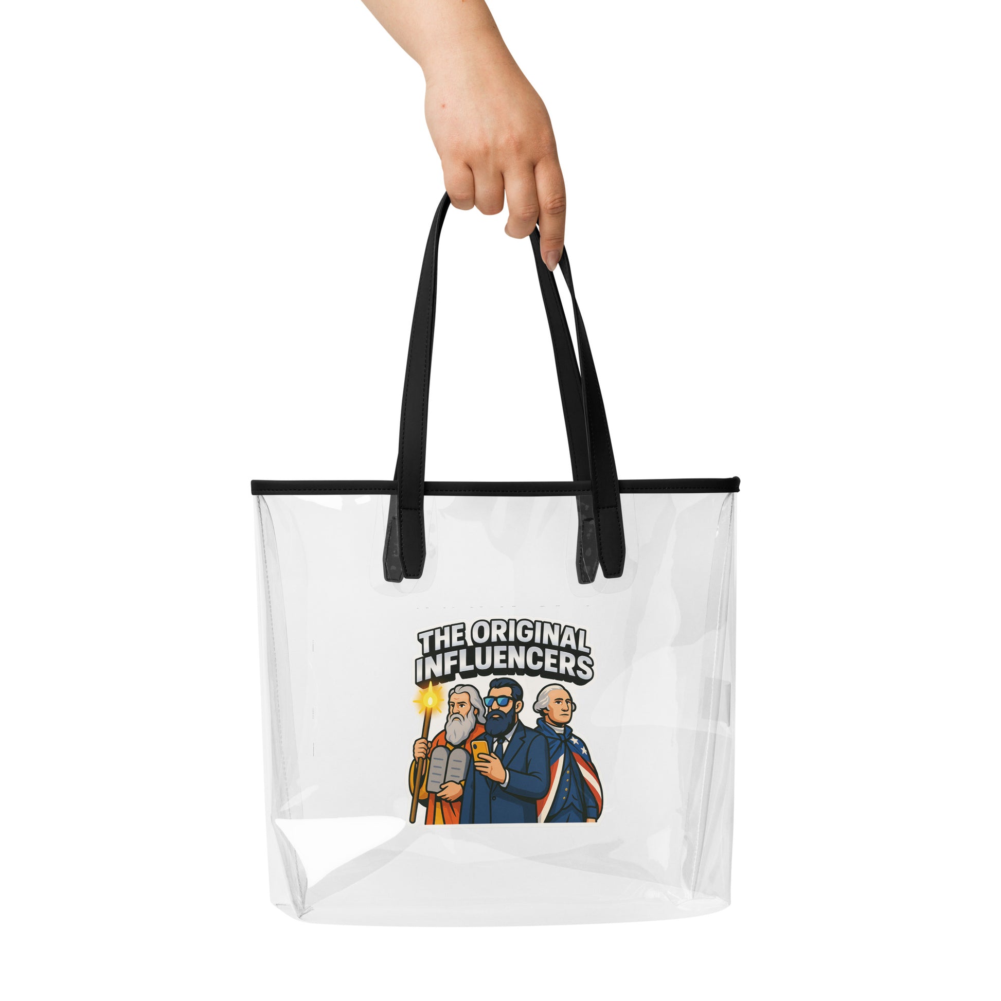 Original Influencers Clear Tote Bag - American Zionist