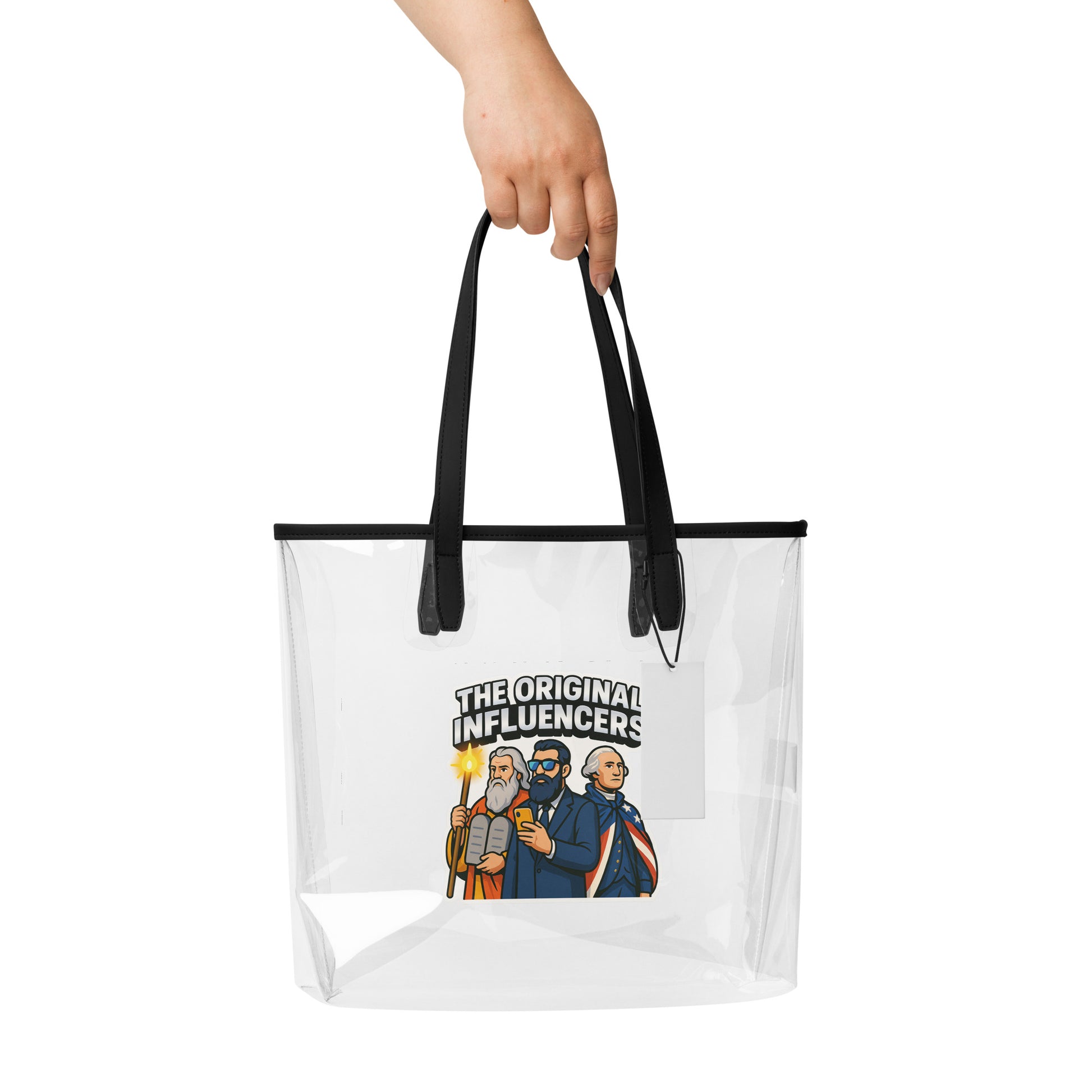 Original Influencers Clear Tote Bag - American Zionist