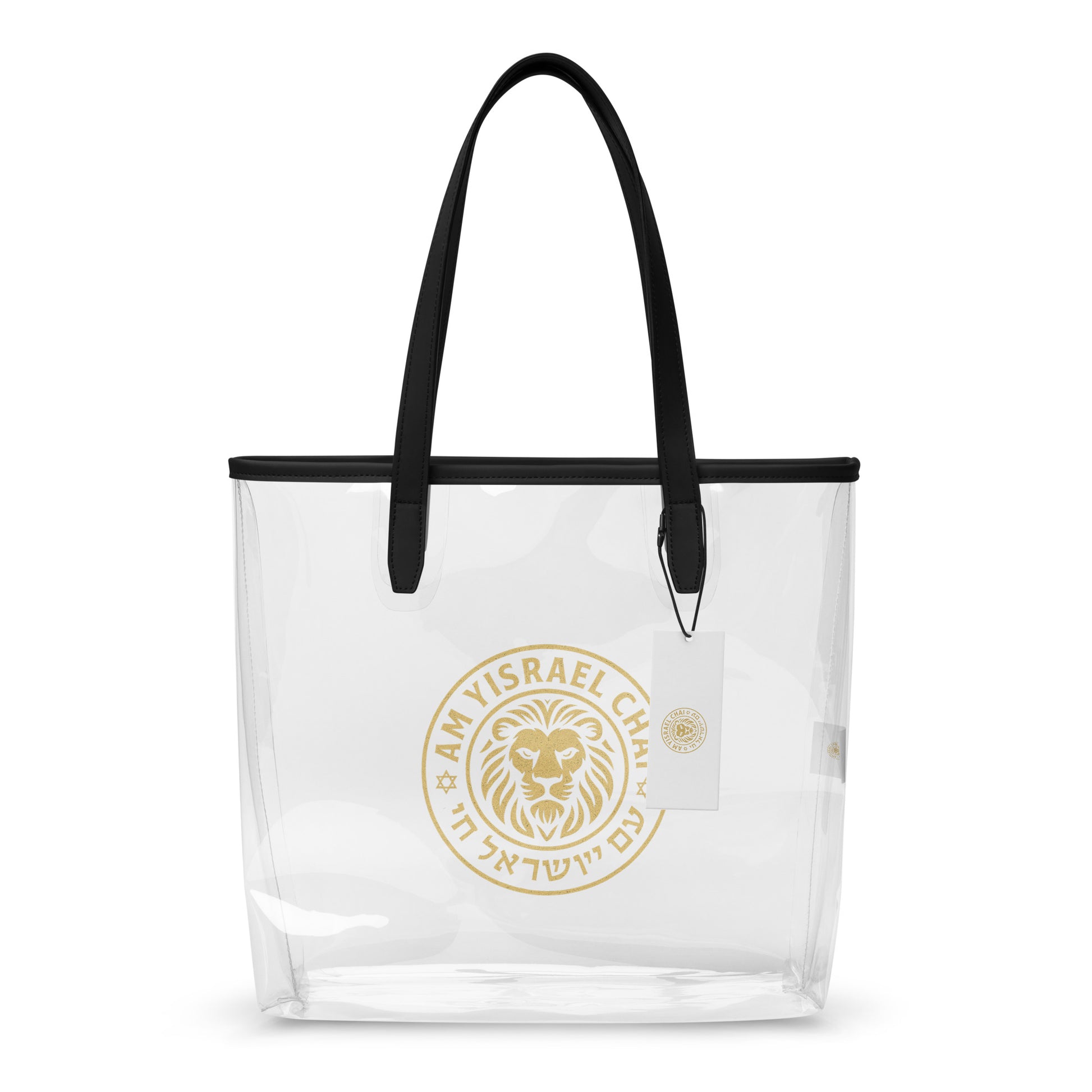 Am Yisrael Chai Clear Tote Bag - American Zionist