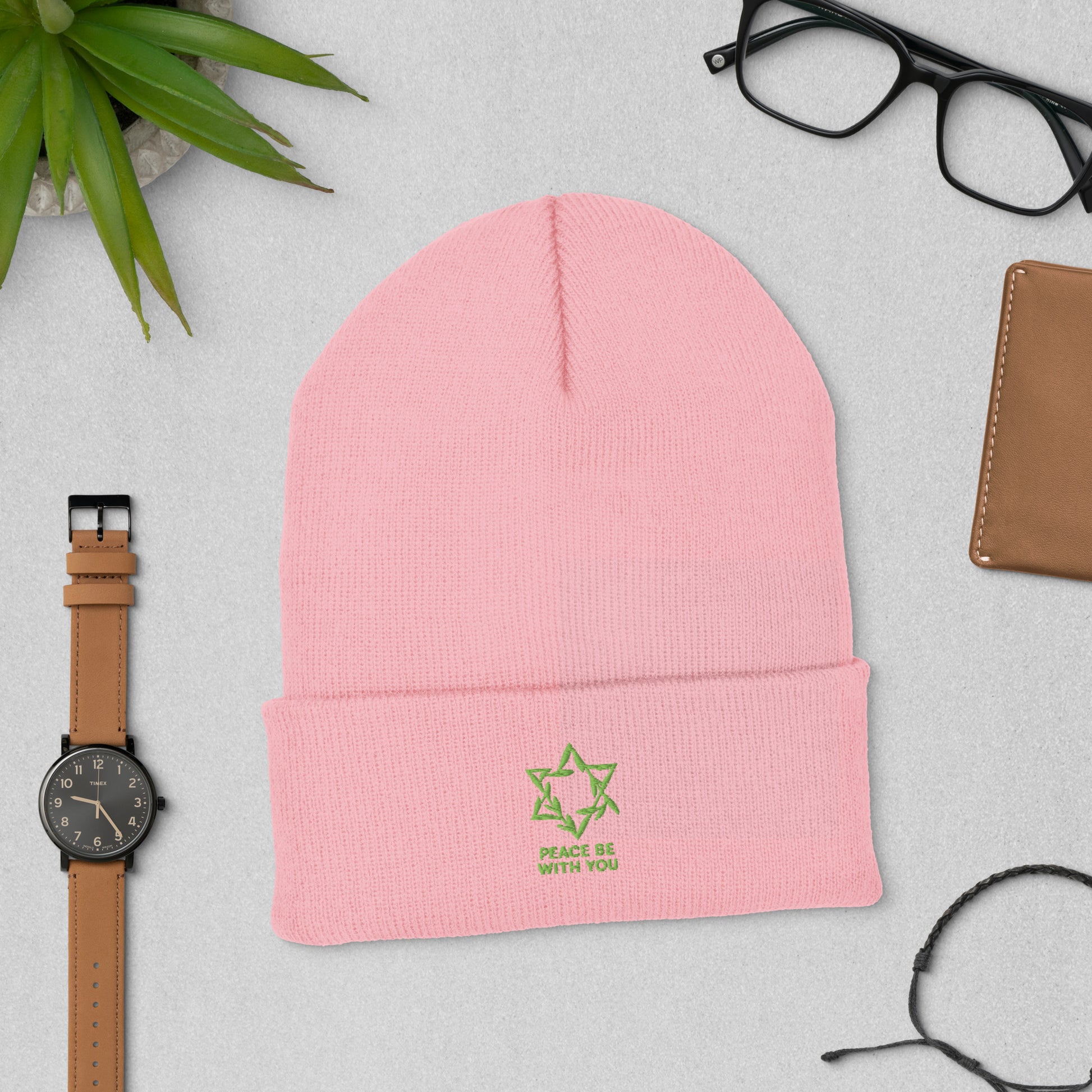 Peacewoven Star Cuffed Beanie - American Zionist
