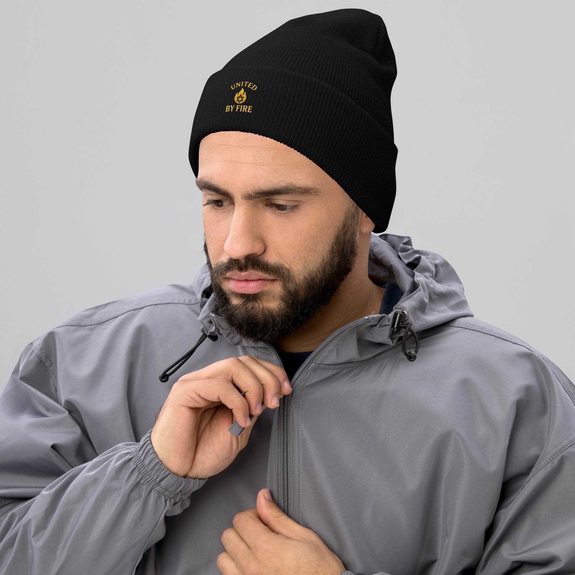 United by Fire Cuffed Beanie - American Zionist