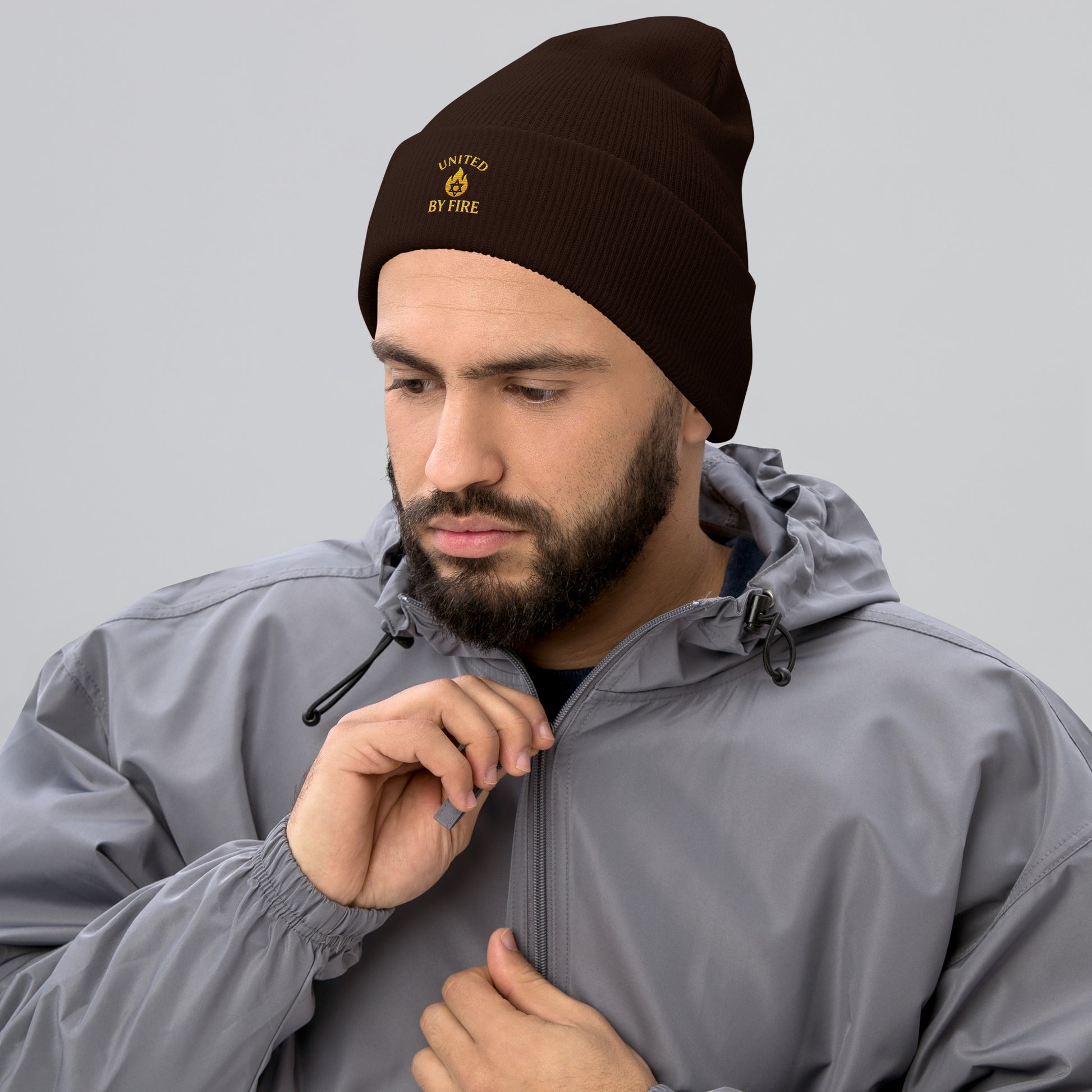 United by Fire Cuffed Beanie - American Zionist