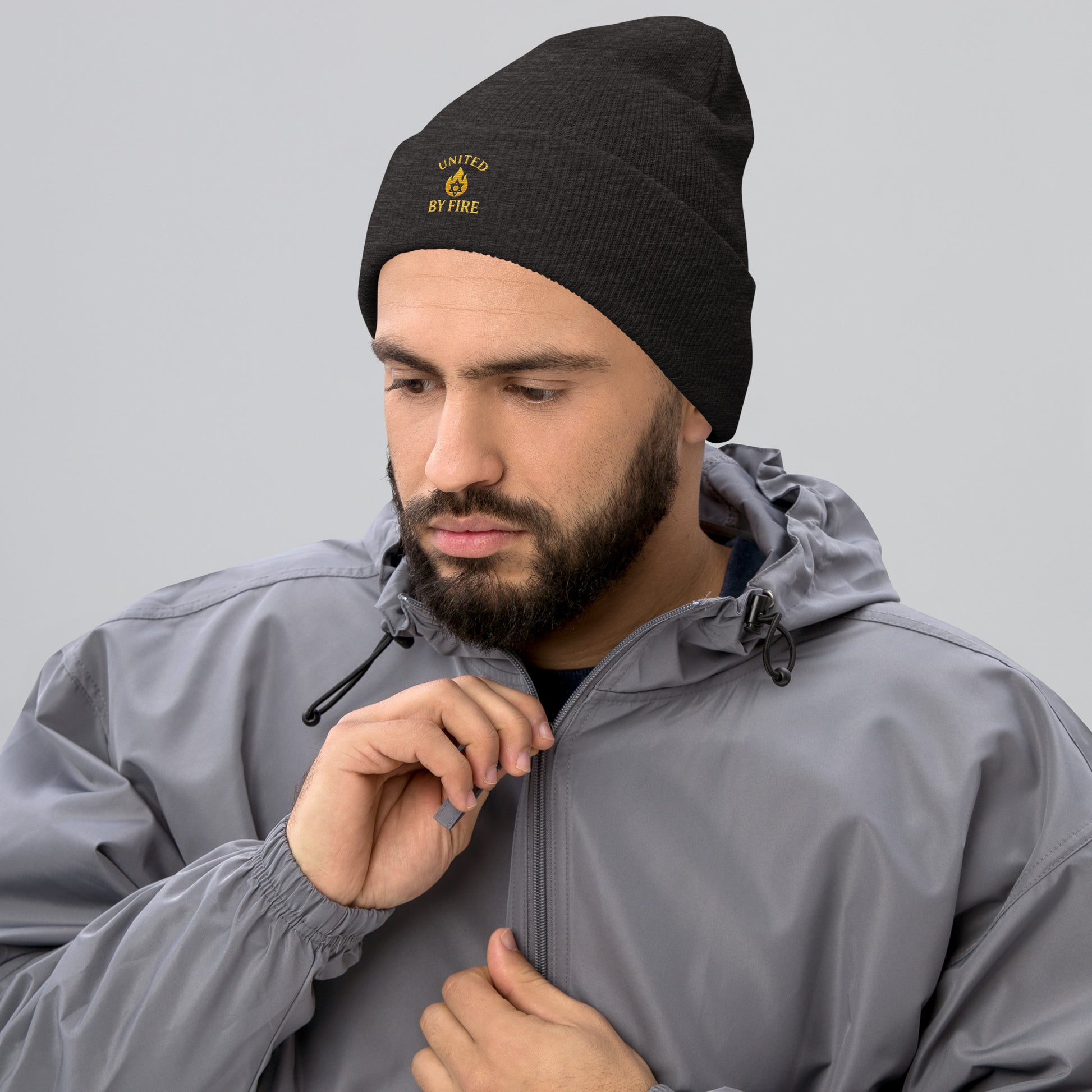 United by Fire Cuffed Beanie - American Zionist