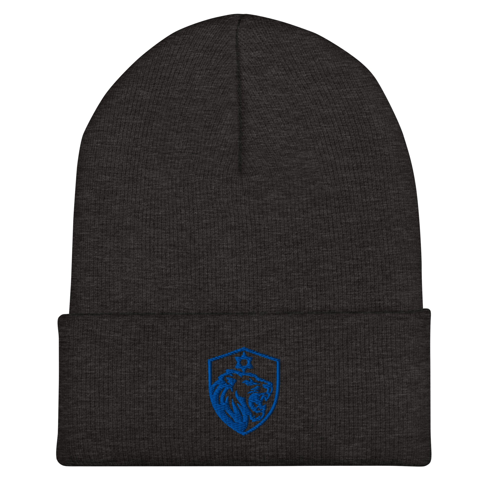 Lion Shield Of Israel Cuffed Beanie - American Zionist
