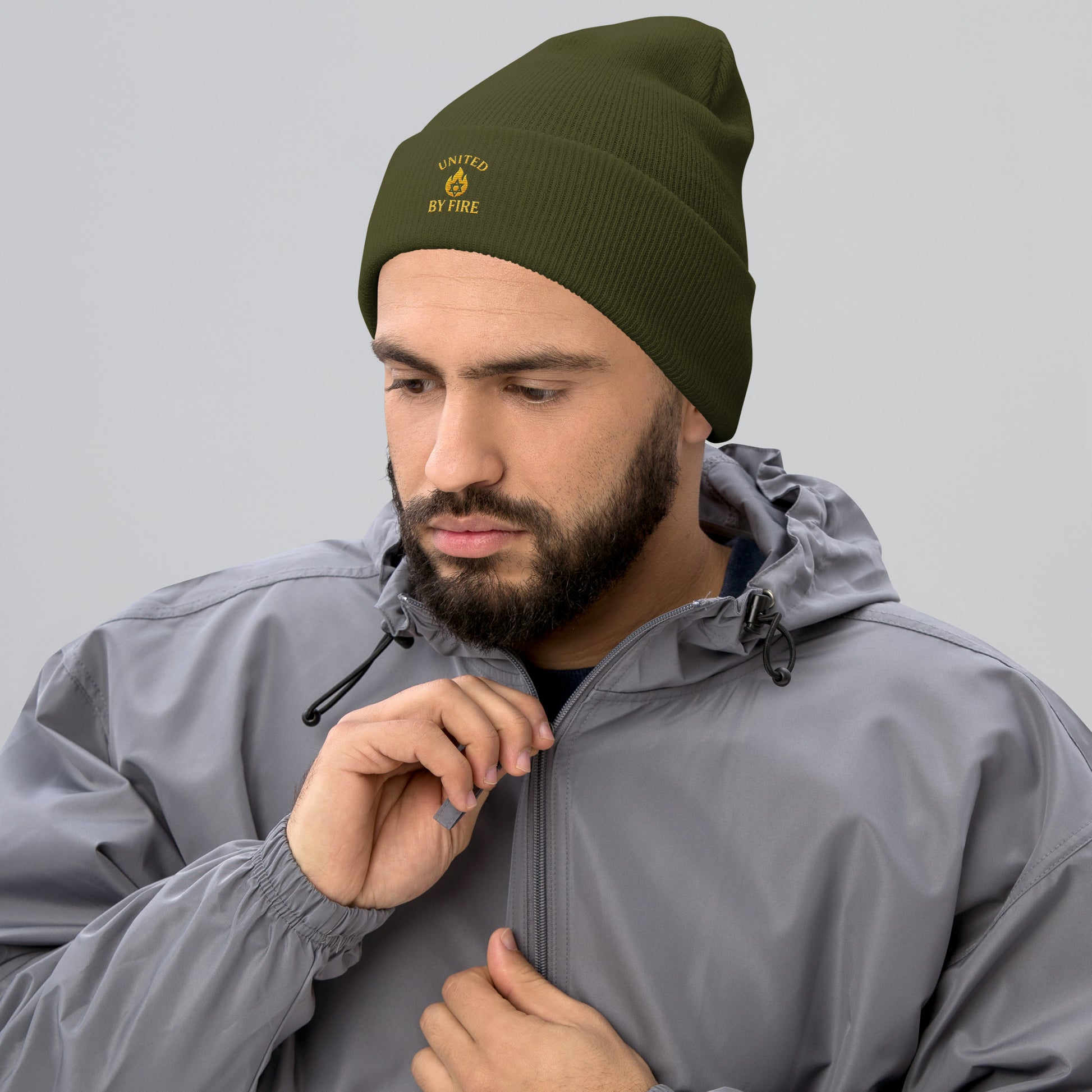 United by Fire Cuffed Beanie - American Zionist
