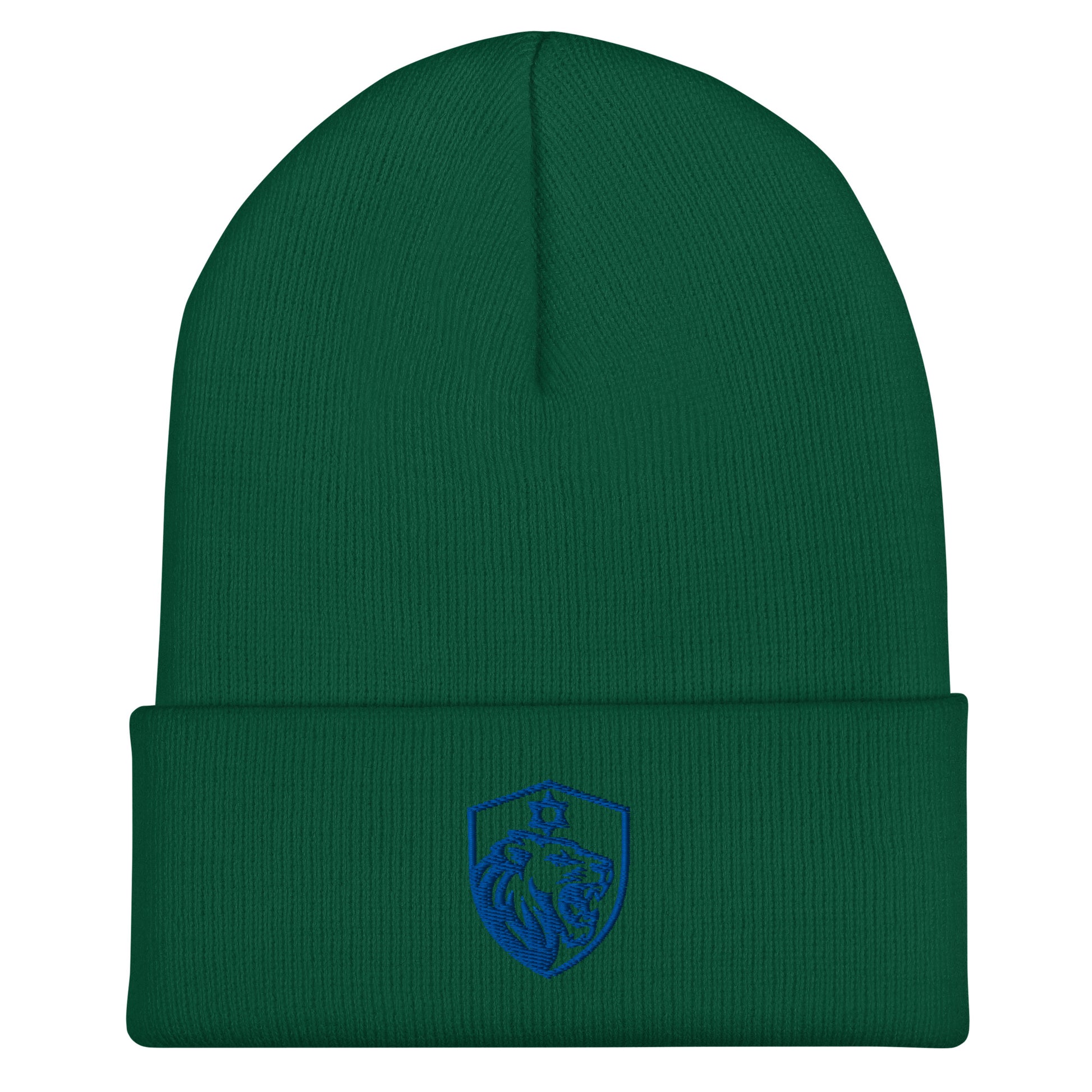 Lion Shield Of Israel Cuffed Beanie - American Zionist