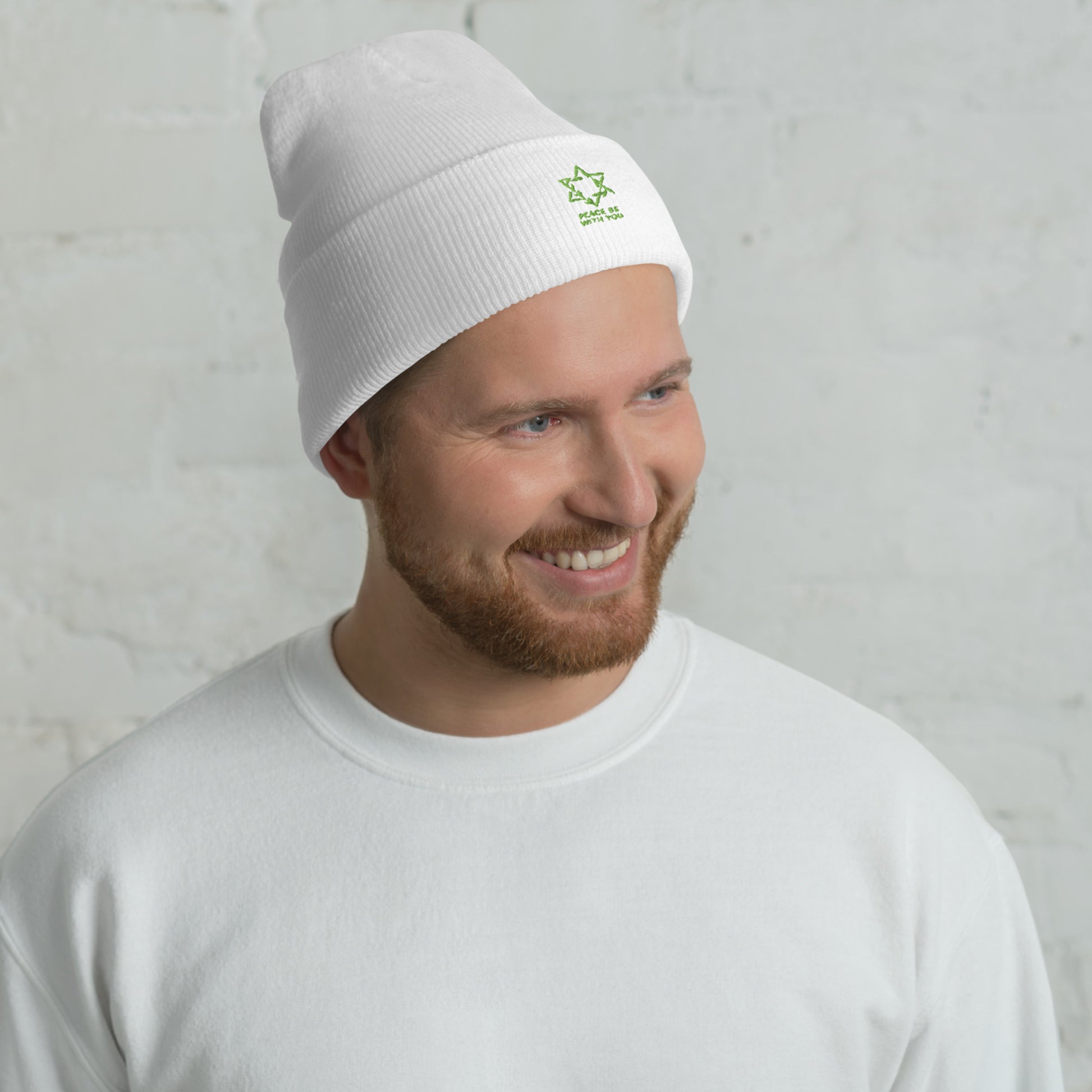Peacewoven Star Cuffed Beanie - American Zionist