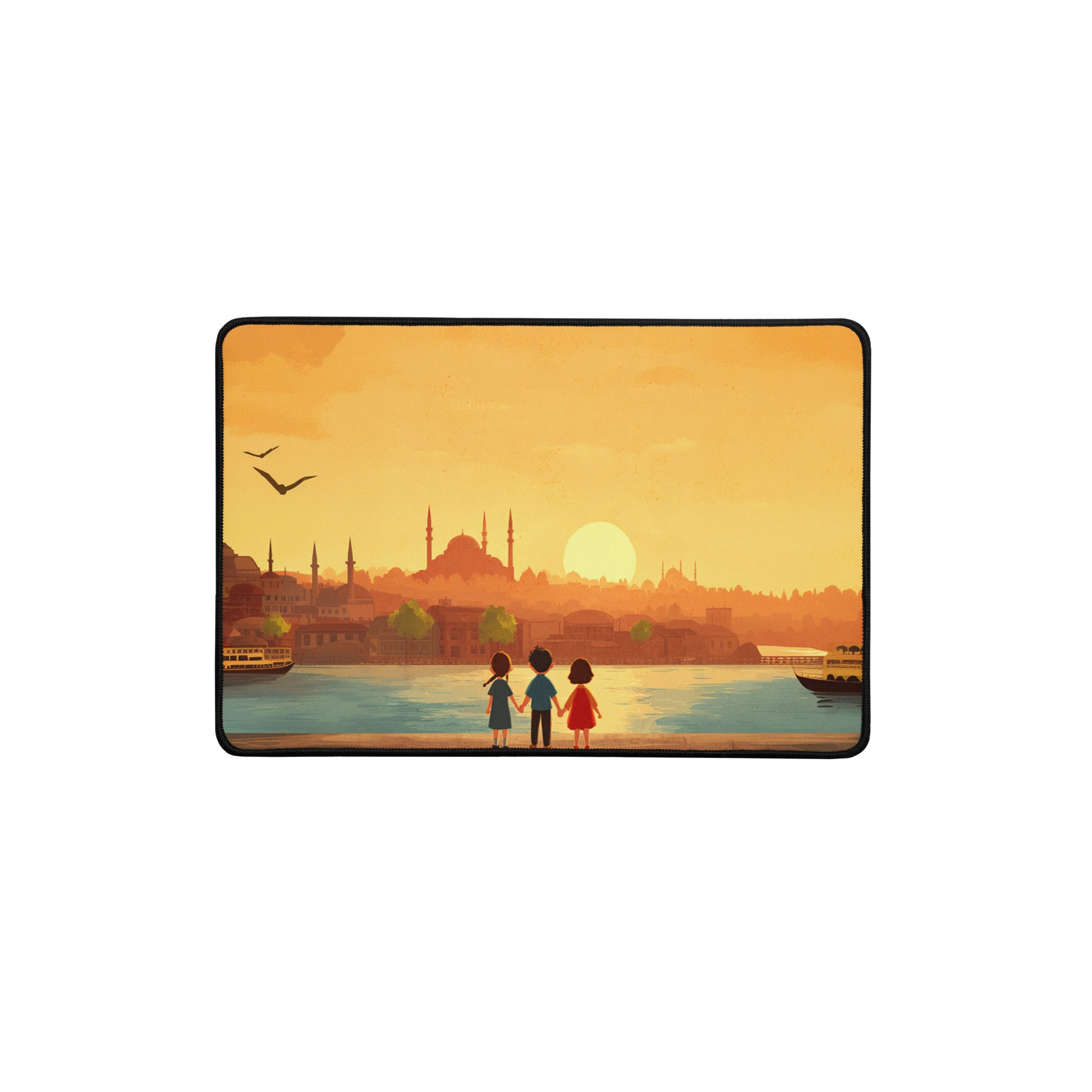Kids by the Bay Desk Mat - American Zionist
