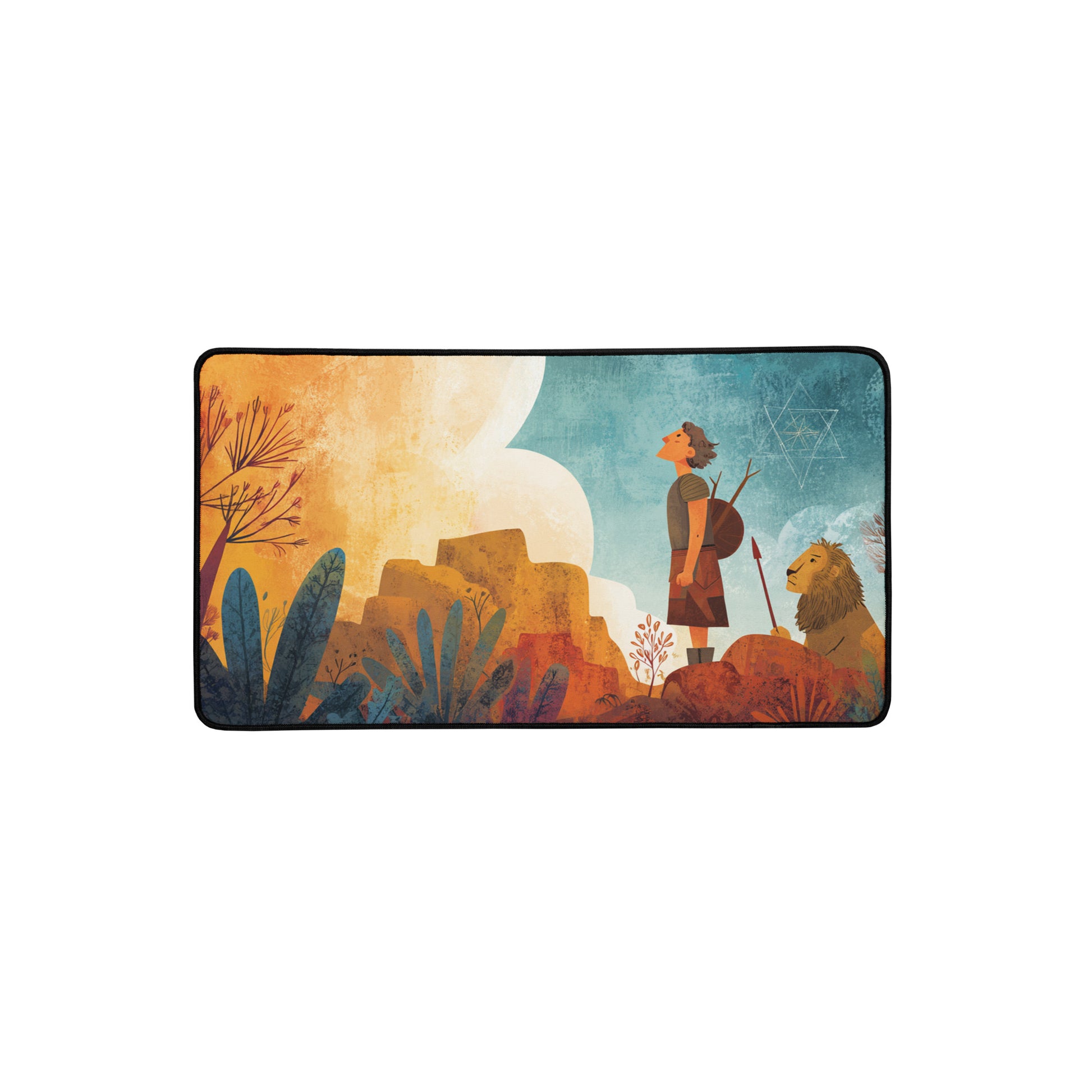 Jerusalem Adventurer Desk Mat - American Zionist