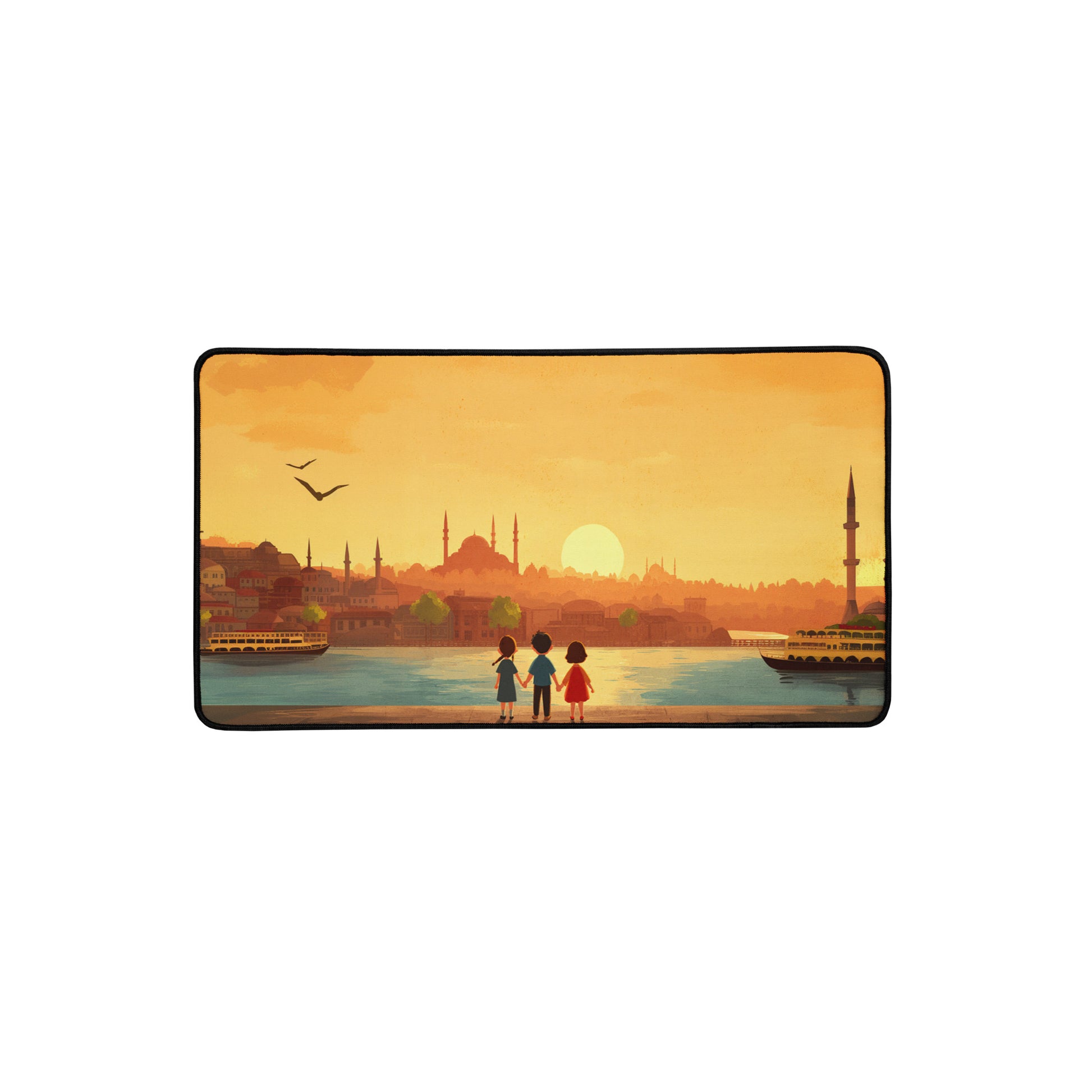 Kids by the Bay Desk Mat - American Zionist