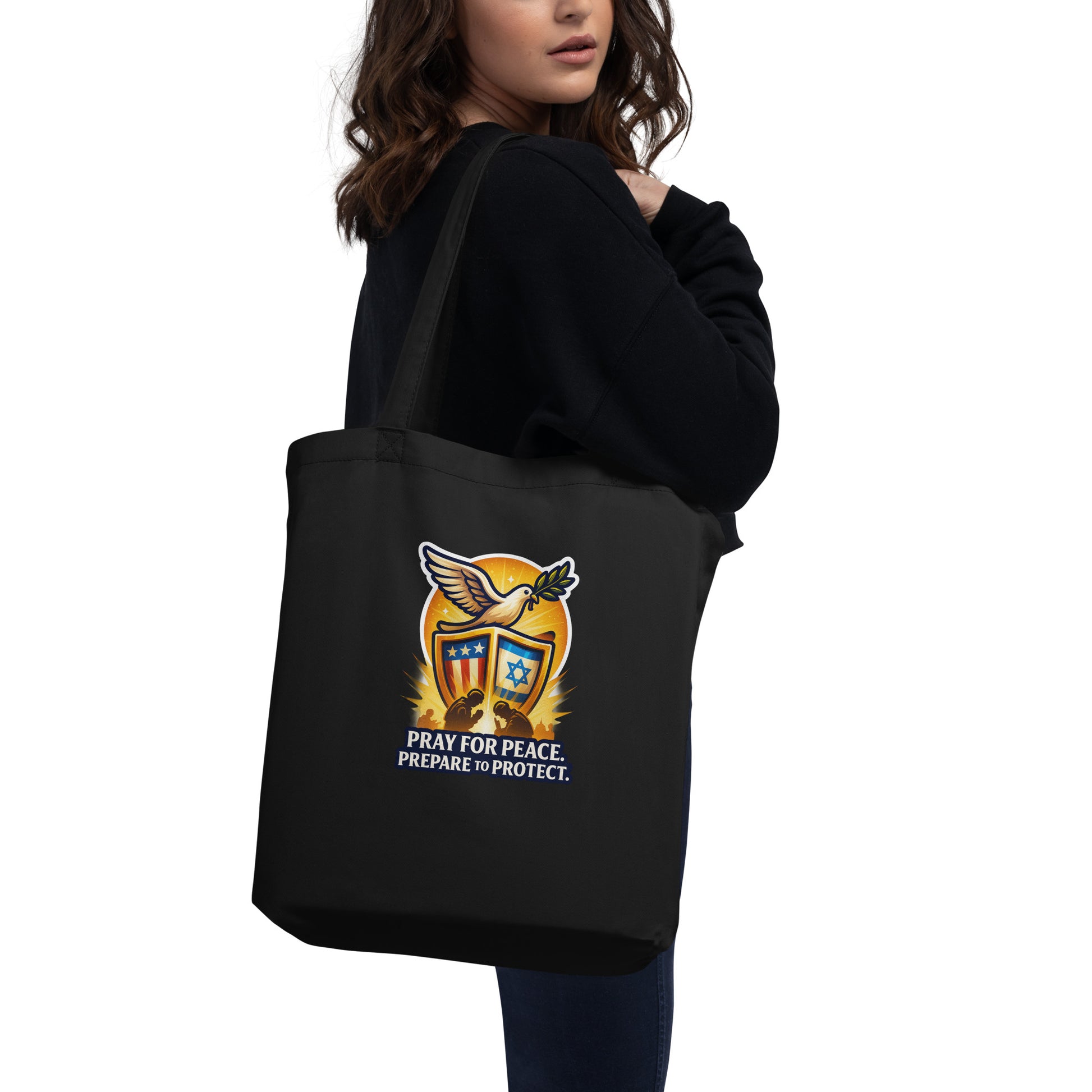 Pray For Peace Eco Tote Bag - American Zionist