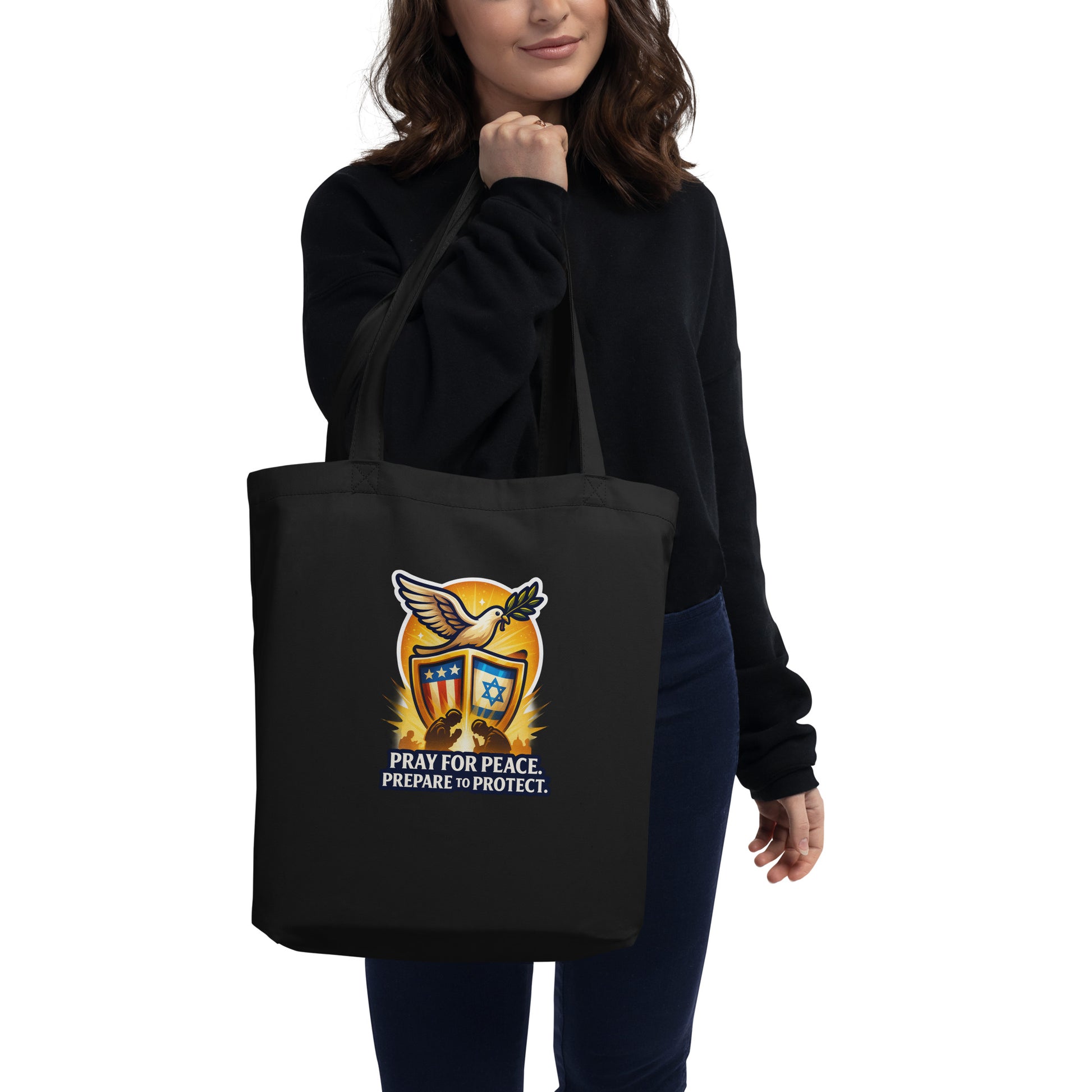 Pray For Peace Eco Tote Bag - American Zionist