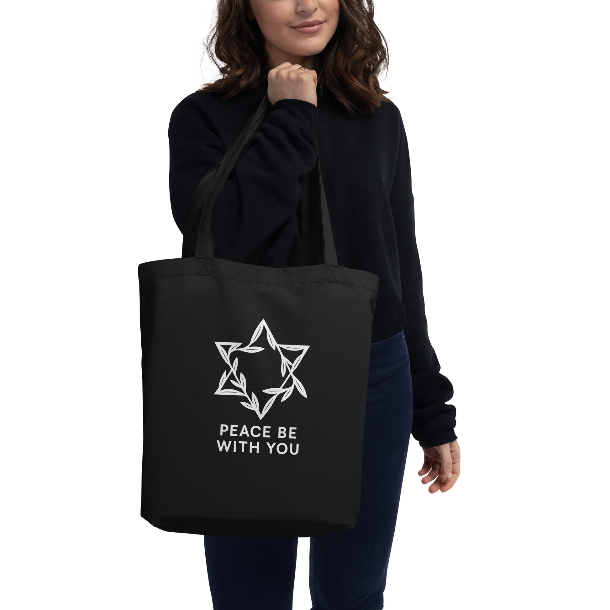 Peacewoven Star Eco Tote Bag - American Zionist