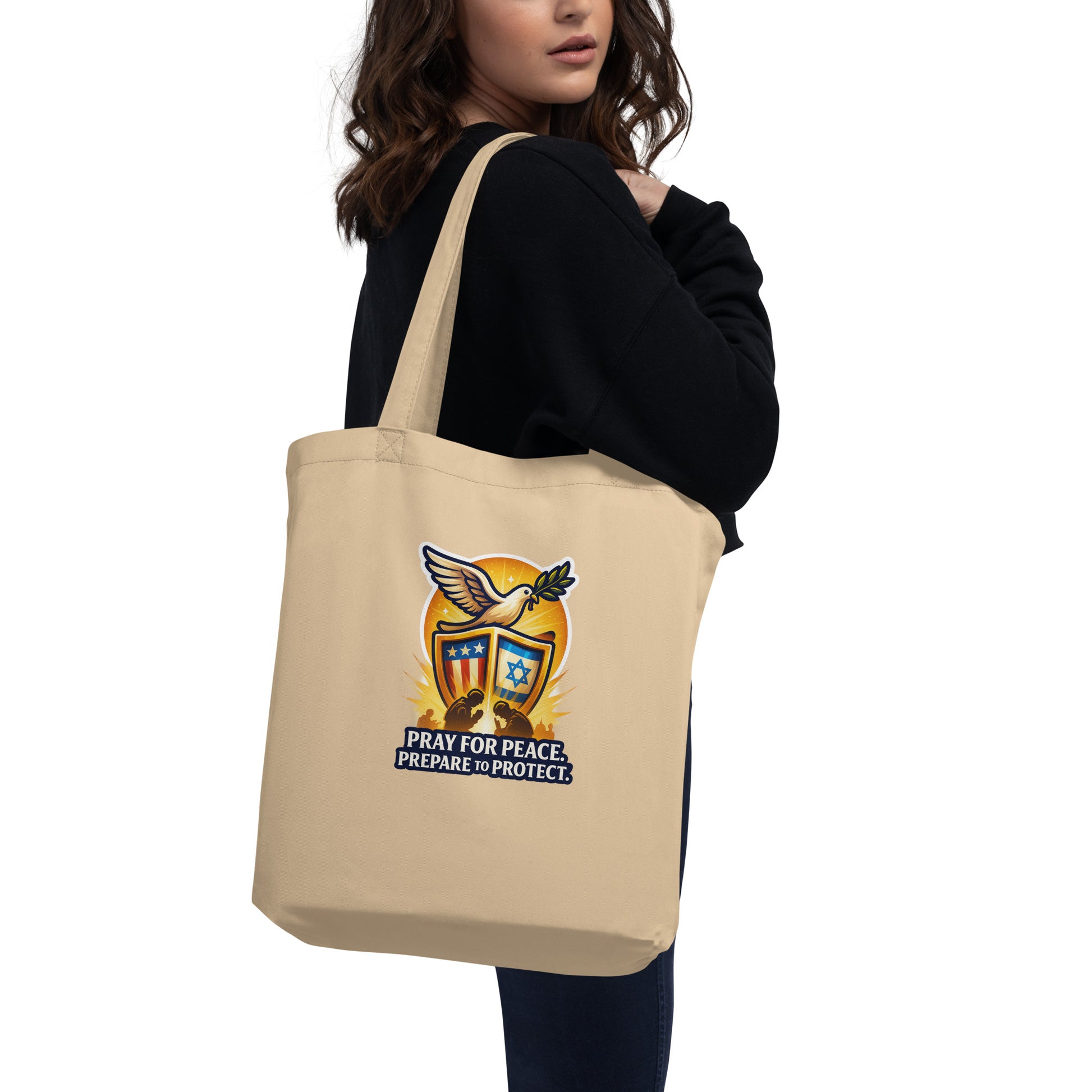 Pray For Peace Eco Tote Bag - American Zionist