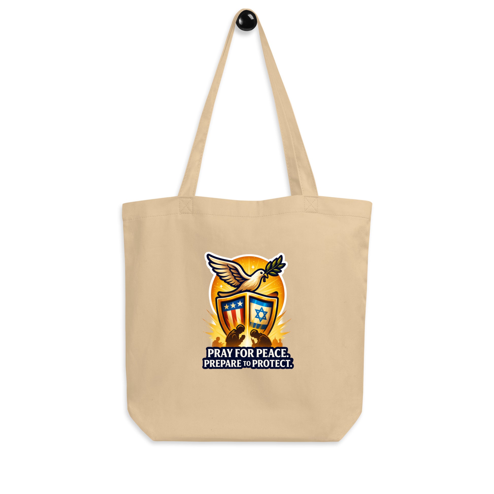 Pray For Peace Eco Tote Bag - American Zionist
