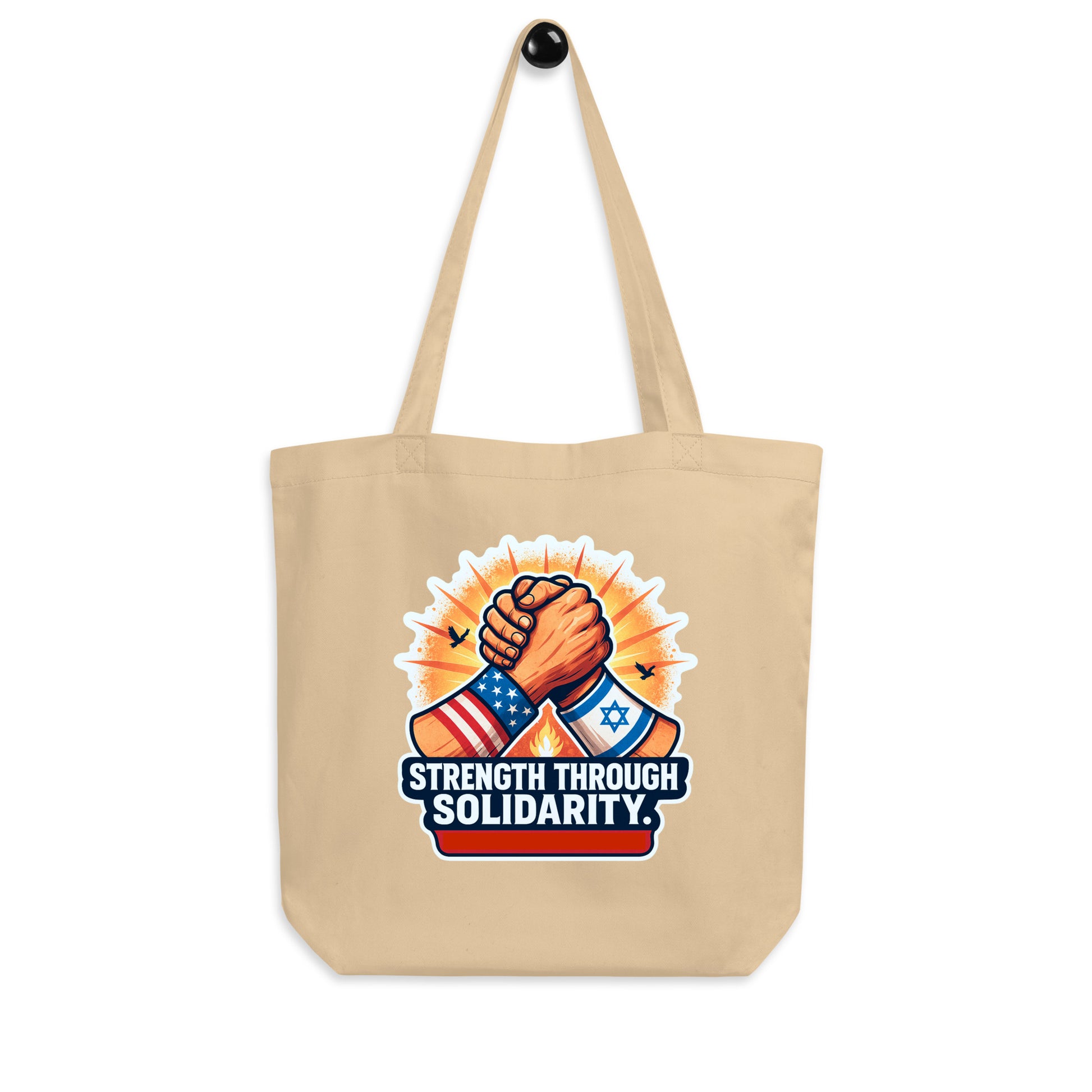 Strength Through Solidarity Eco Tote Bag - American Zionist