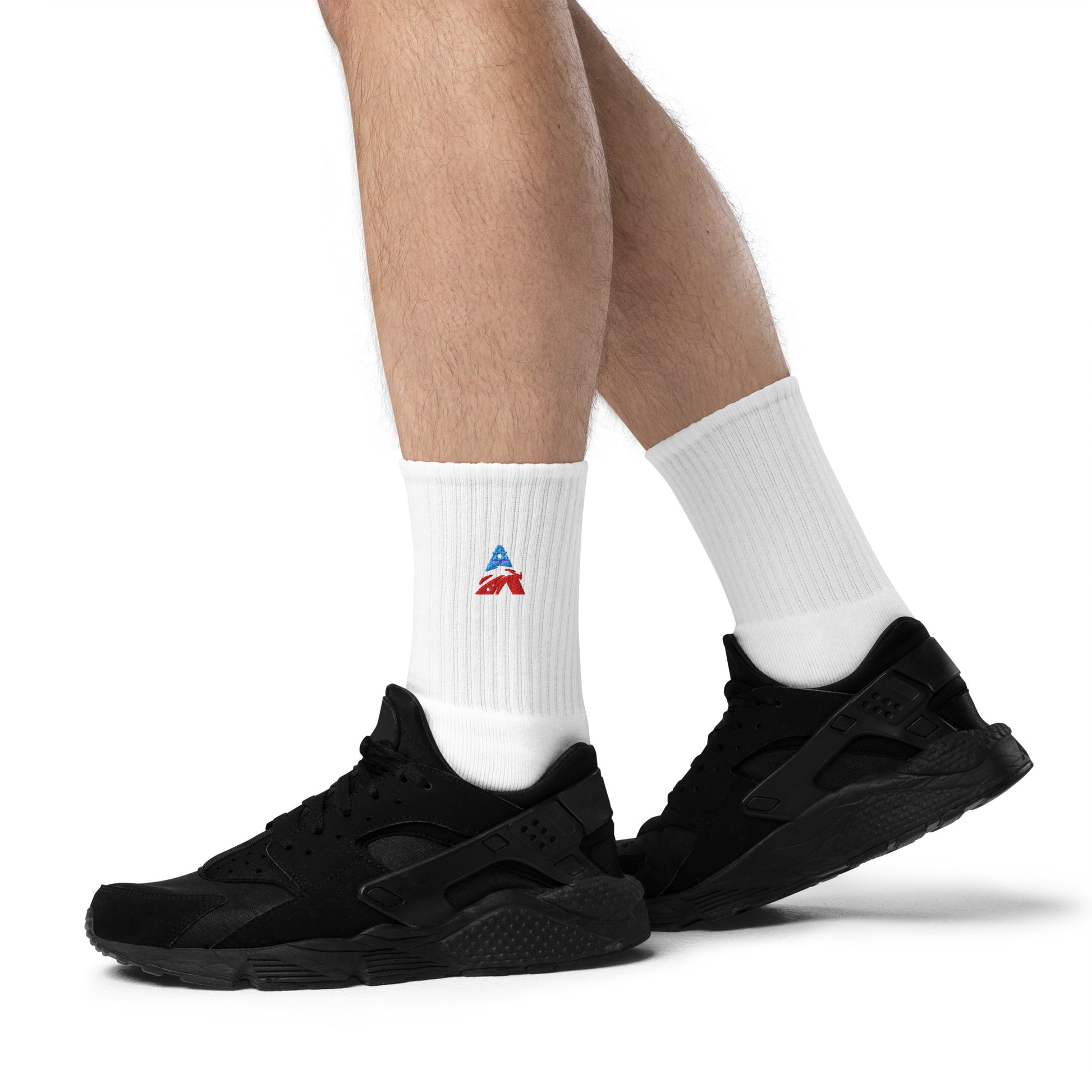 Eagle America Embroidered Crew Socks - American Zionist