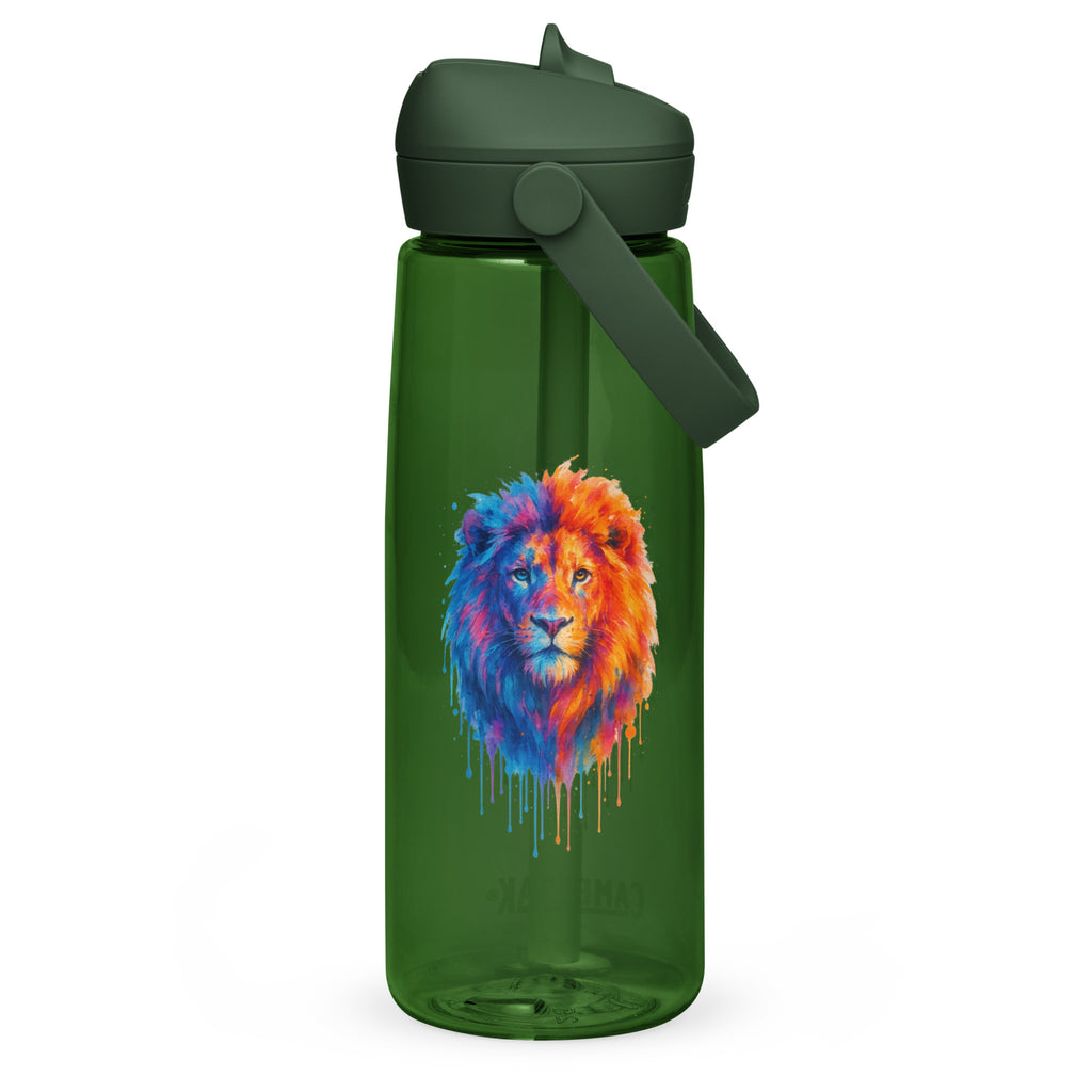 Judah Unleashed Flip Straw Water Bottle - American Zionist