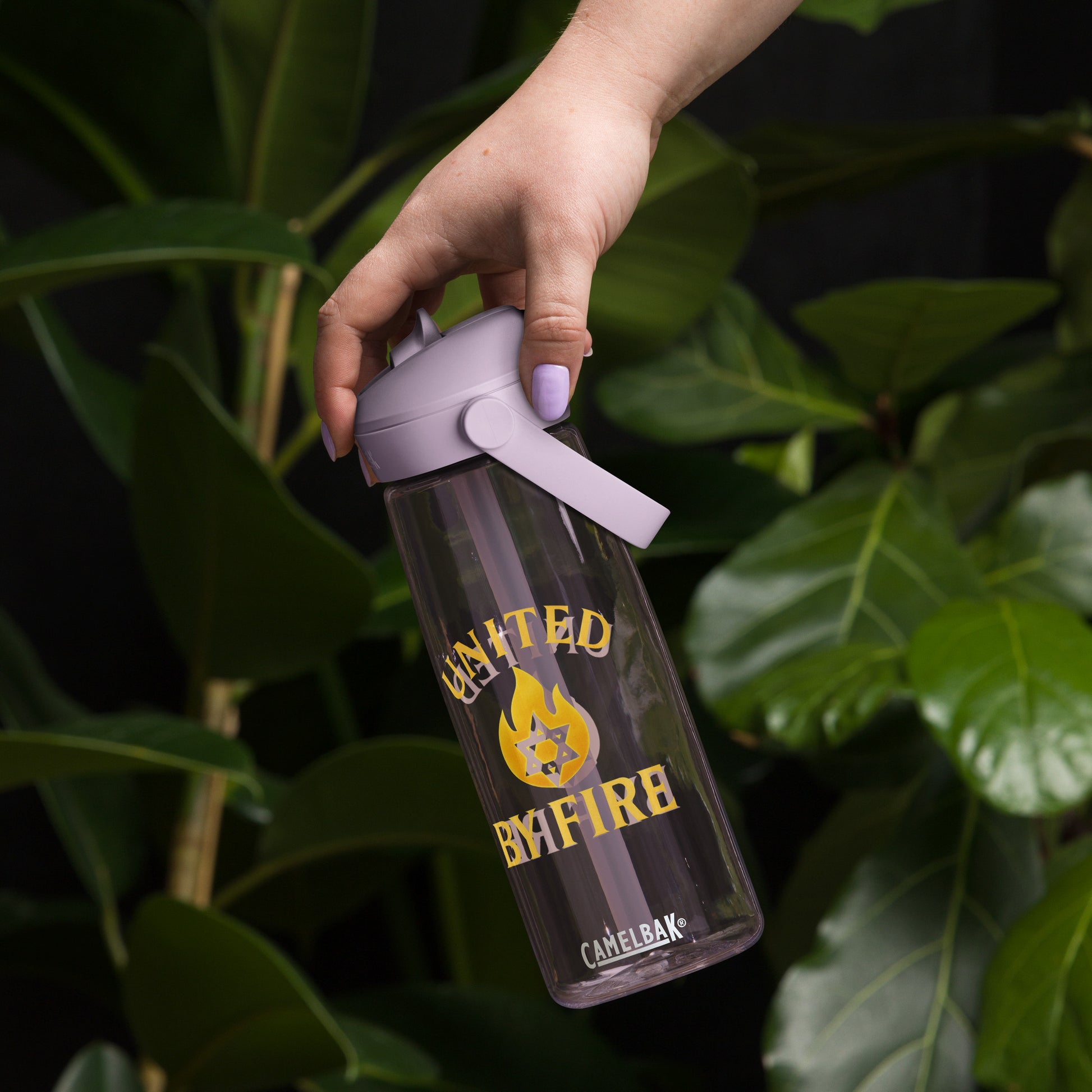 United By Fire Flip Straw Water Bottle - American Zionist
