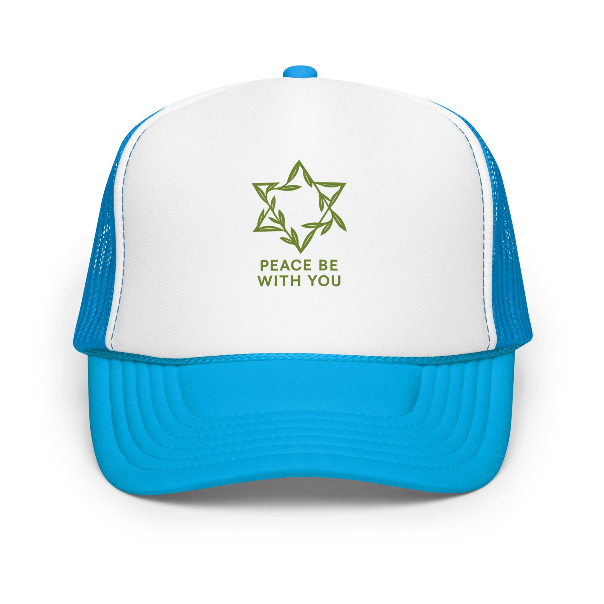 Peacewoven Star Foam Trucker Hat - American Zionist