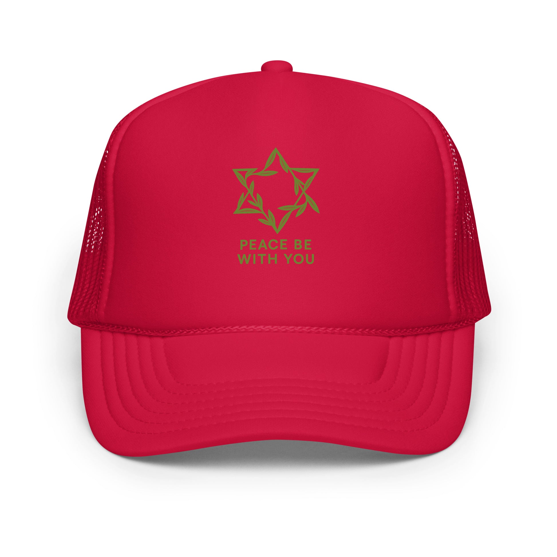 Peacewoven Star Foam Trucker Hat - American Zionist