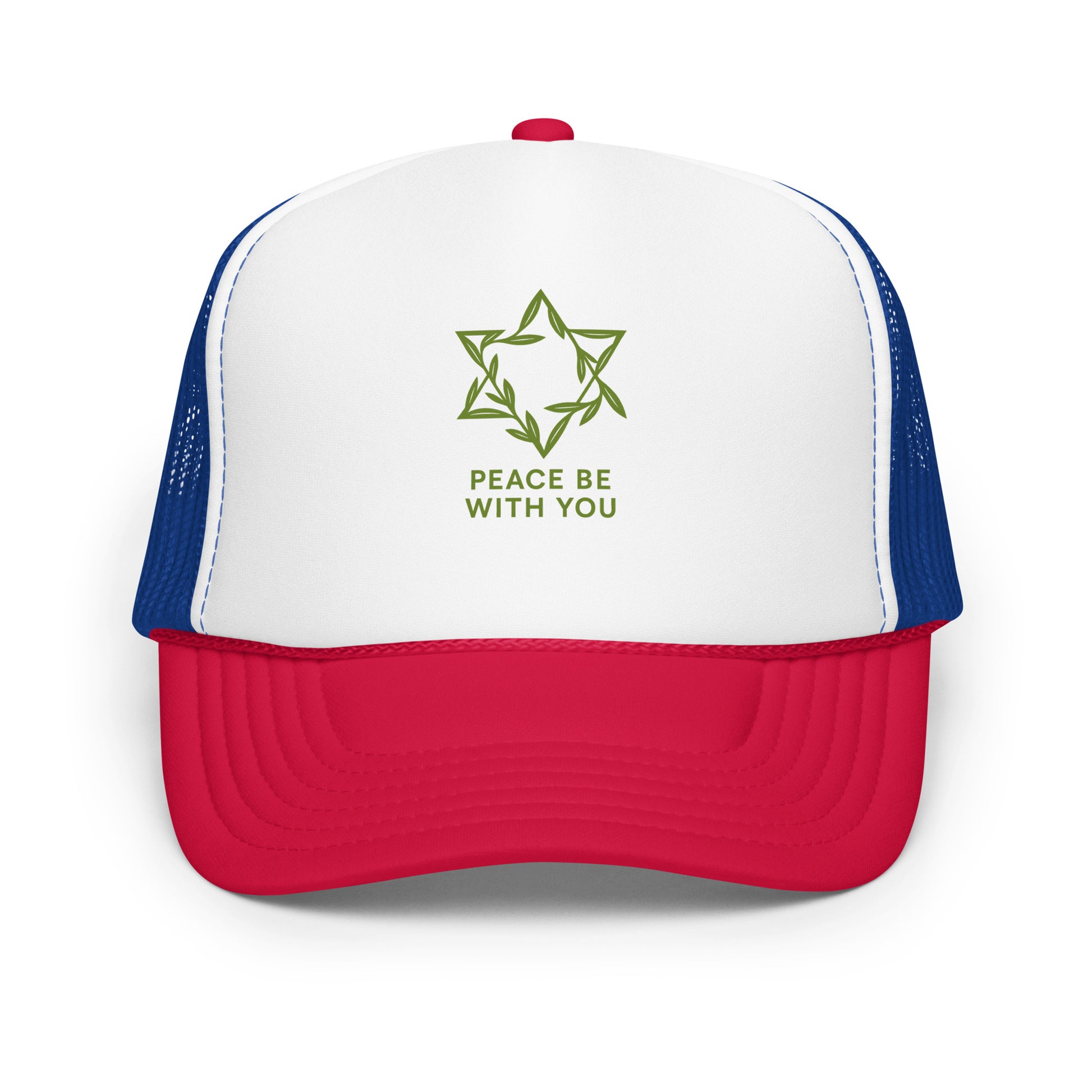 Peacewoven Star Foam Trucker Hat - American Zionist