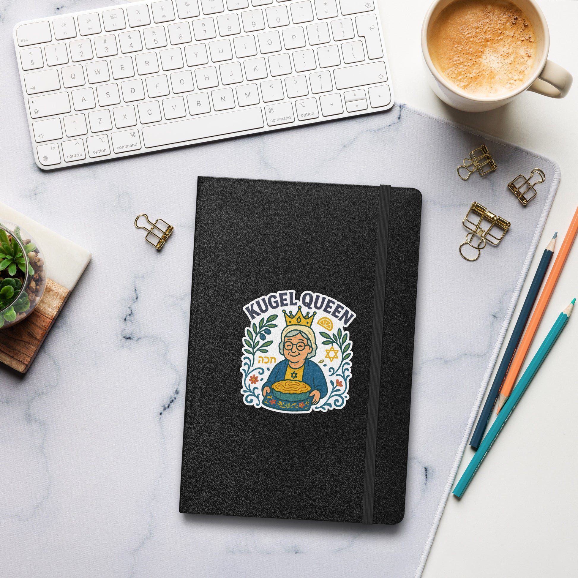Kugel Queen Hardcover Bound Notebook - American Zionist