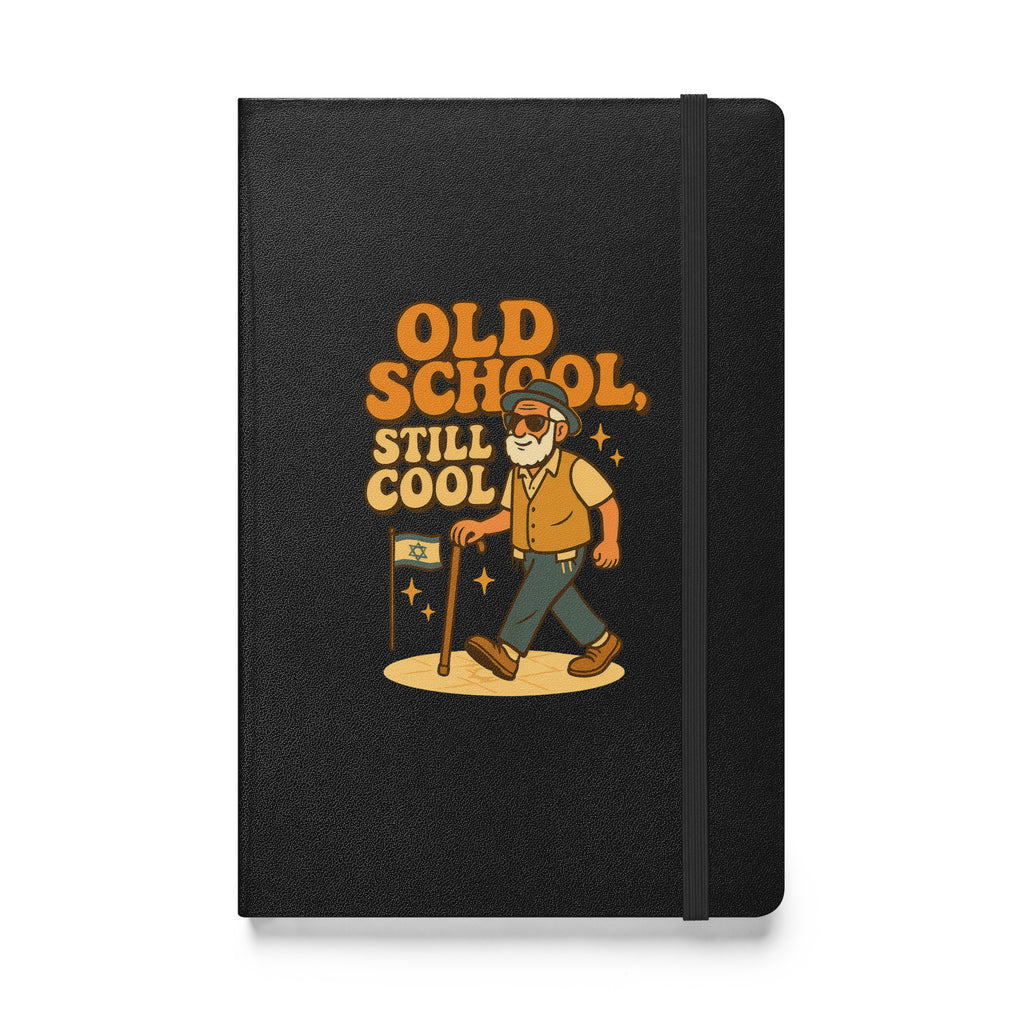 Old School Grandpa Hardcover Bound Notebook - American Zionist