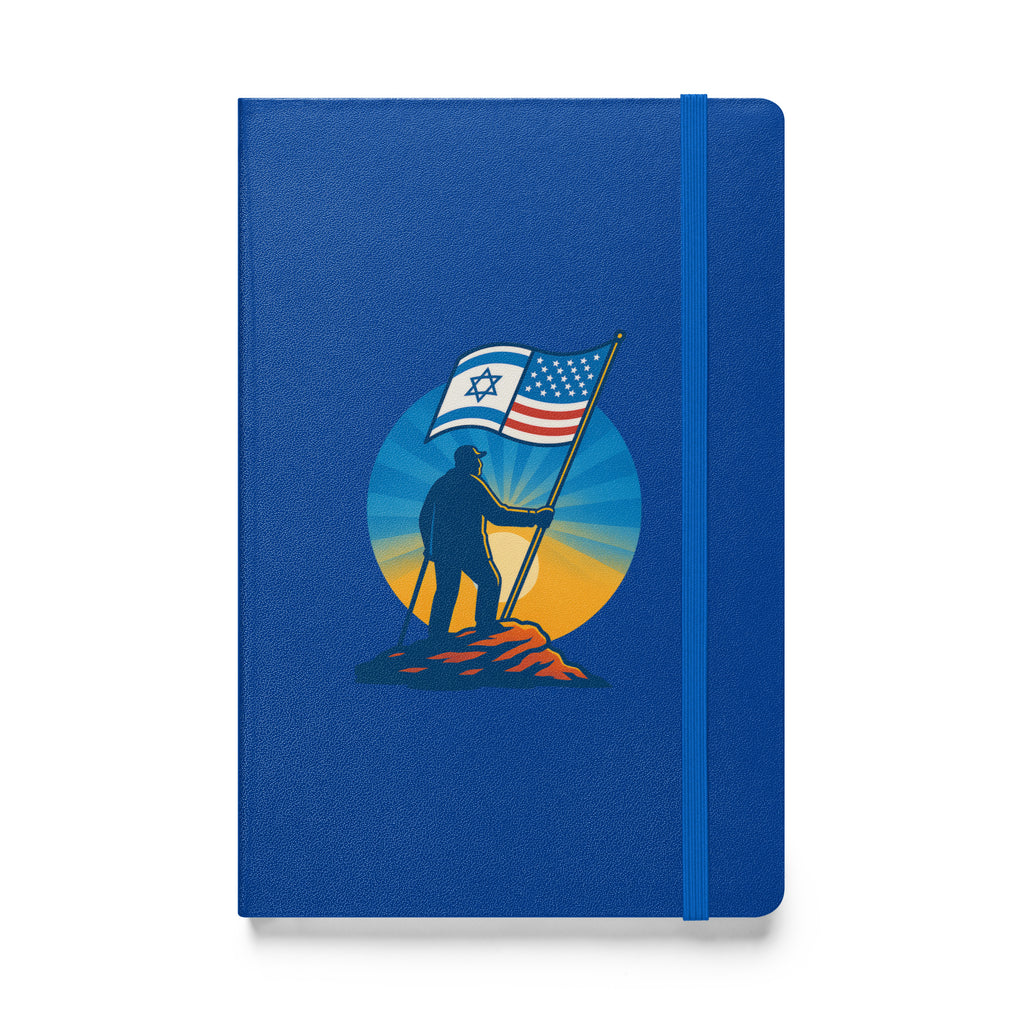 Grandpa Stands Tall Hardcover Bound Notebook - American Zionist