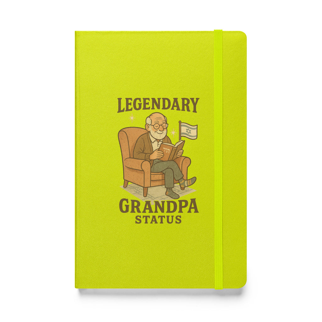 Legendary Grandpa Hardcover Bound Notebook - American Zionist