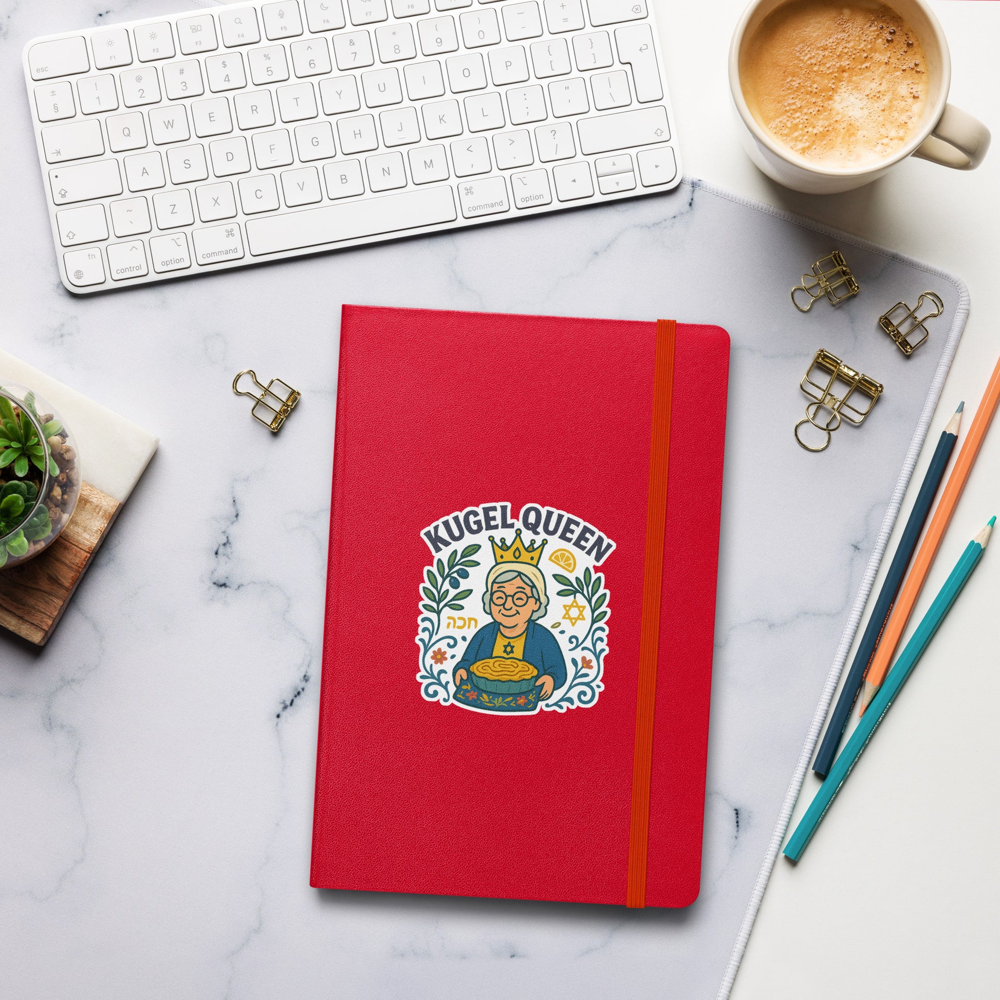 Kugel Queen Hardcover Bound Notebook - American Zionist