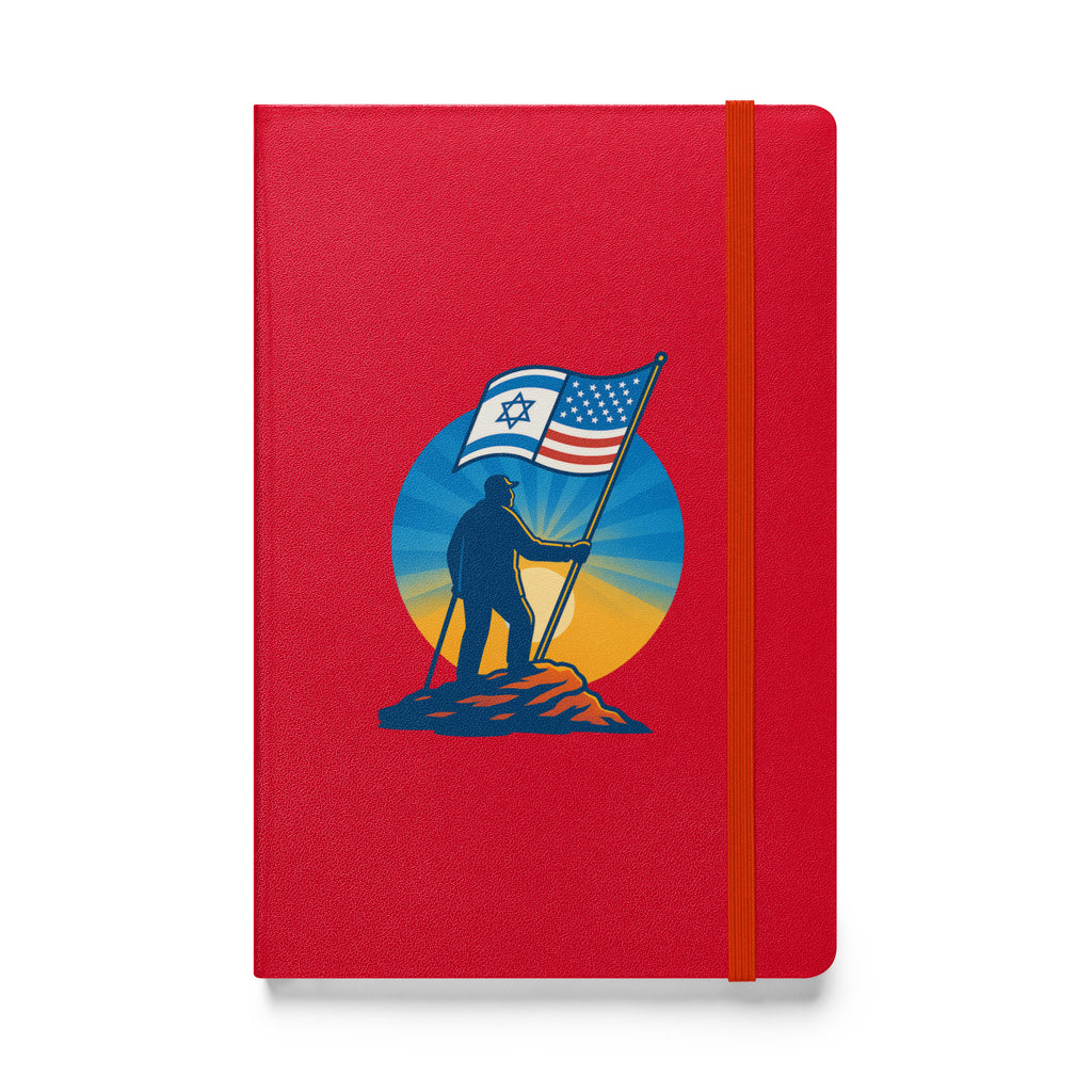 Grandpa Stands Tall Hardcover Bound Notebook - American Zionist