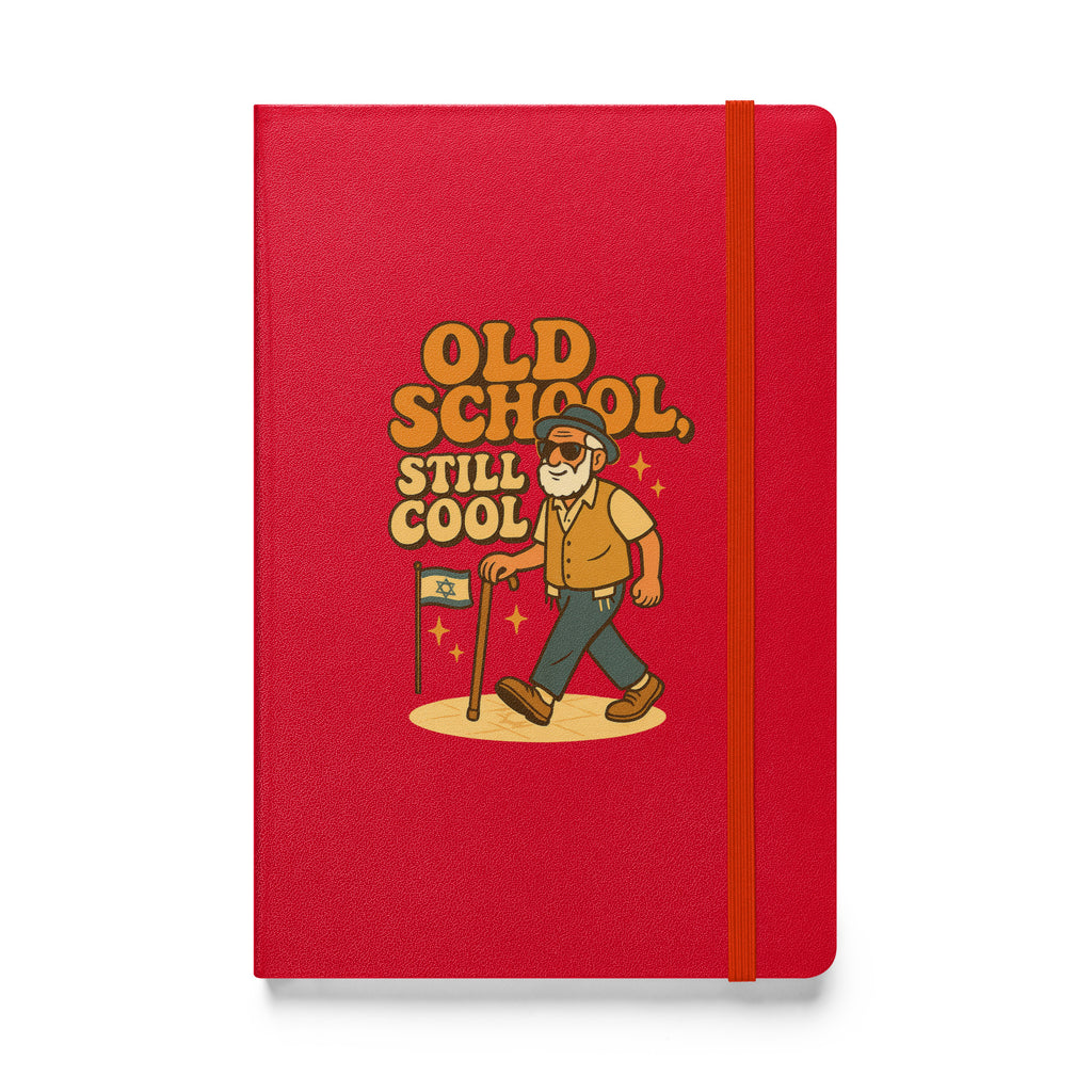 Old School Grandpa Hardcover Bound Notebook - American Zionist