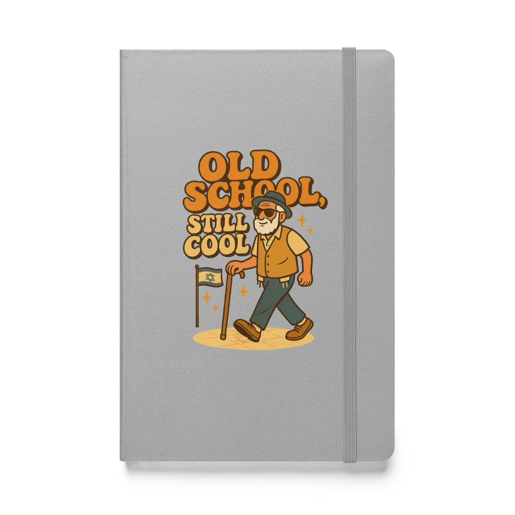 Old School Grandpa Hardcover Bound Notebook - American Zionist