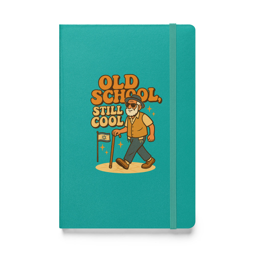 Old School Grandpa Hardcover Bound Notebook - American Zionist