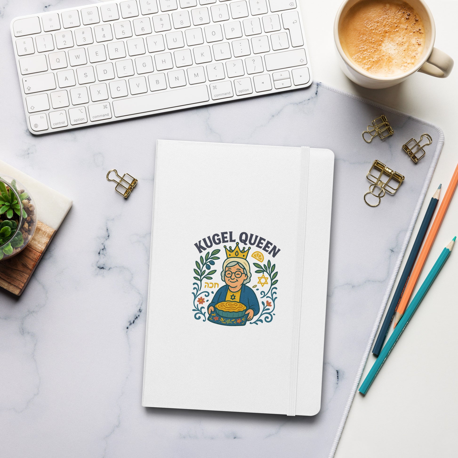 Kugel Queen Hardcover Bound Notebook - American Zionist