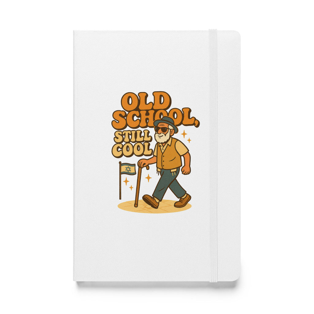 Old School Grandpa Hardcover Bound Notebook - American Zionist