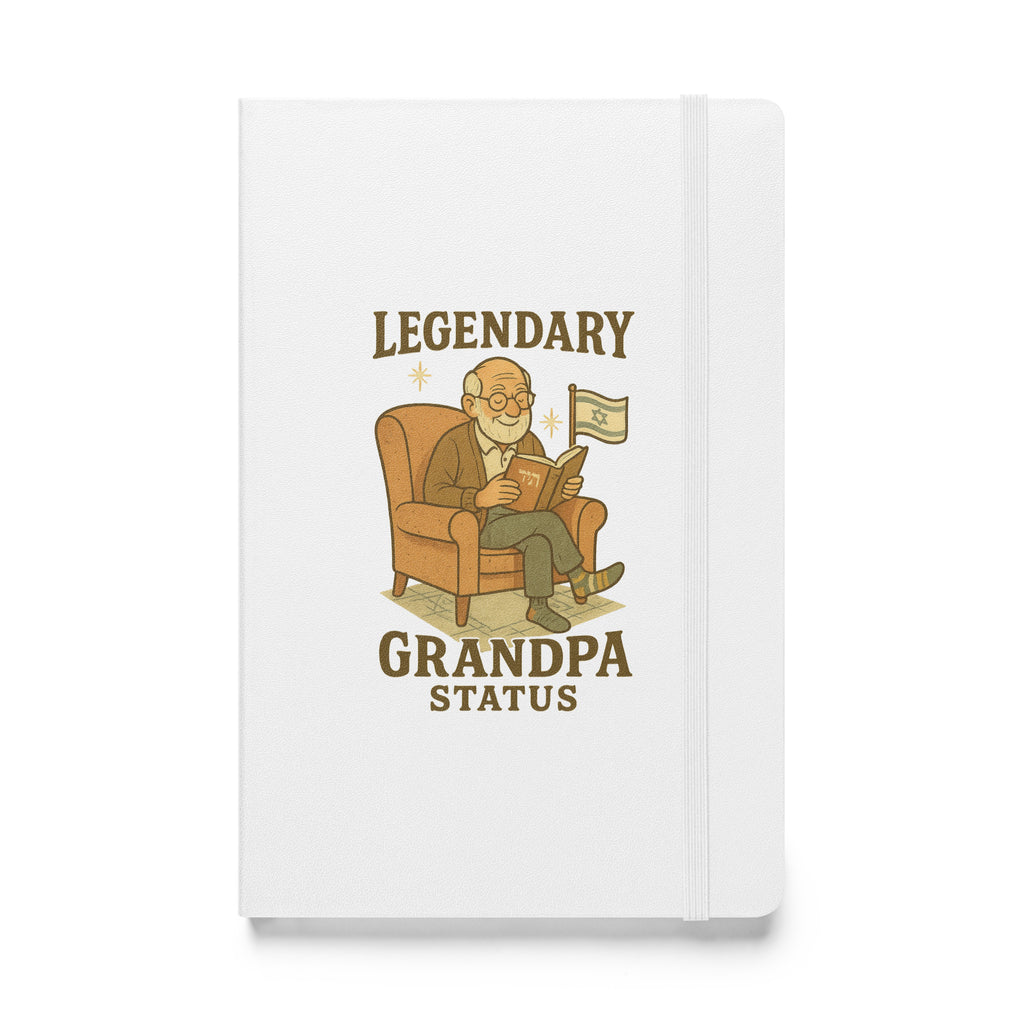 Legendary Grandpa Hardcover Bound Notebook - American Zionist