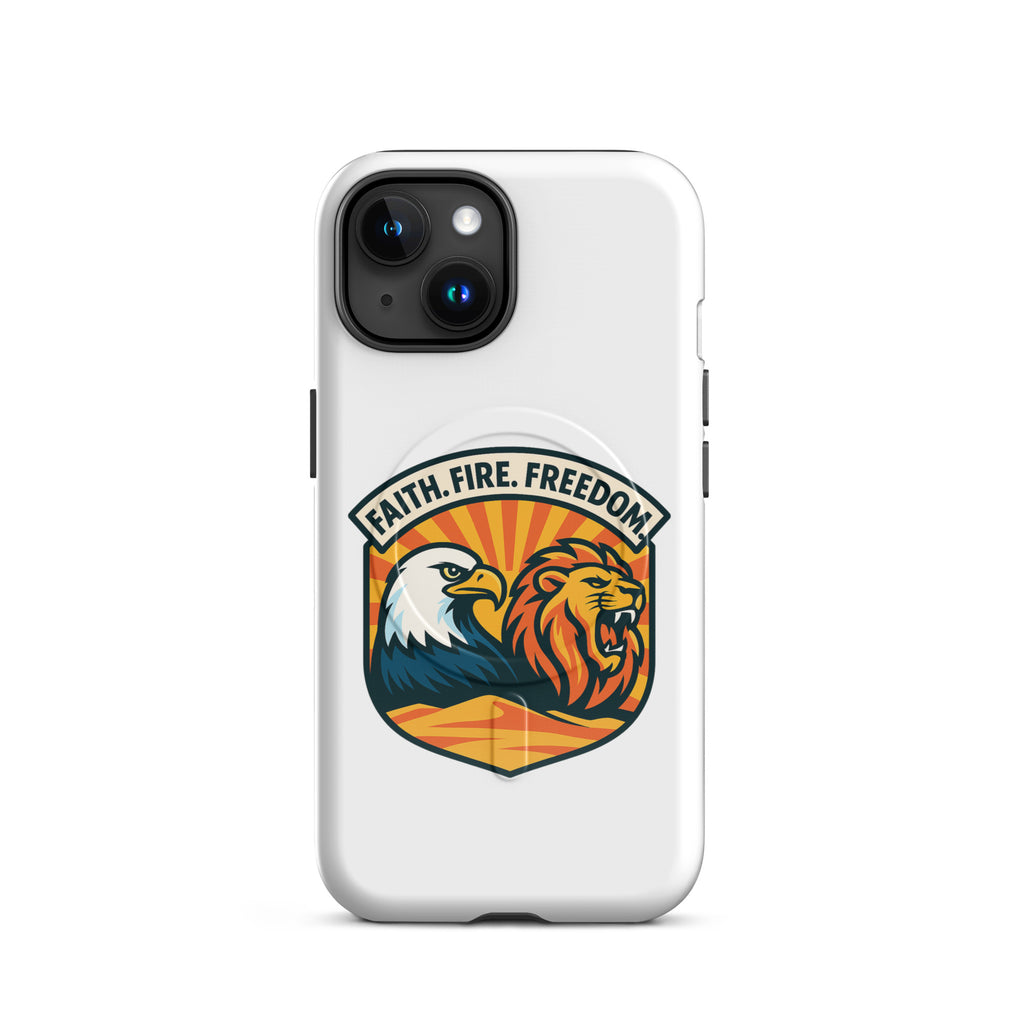 Lions Eagles Rise MagSafe® Tough Case for iPhone® - American Zionist
