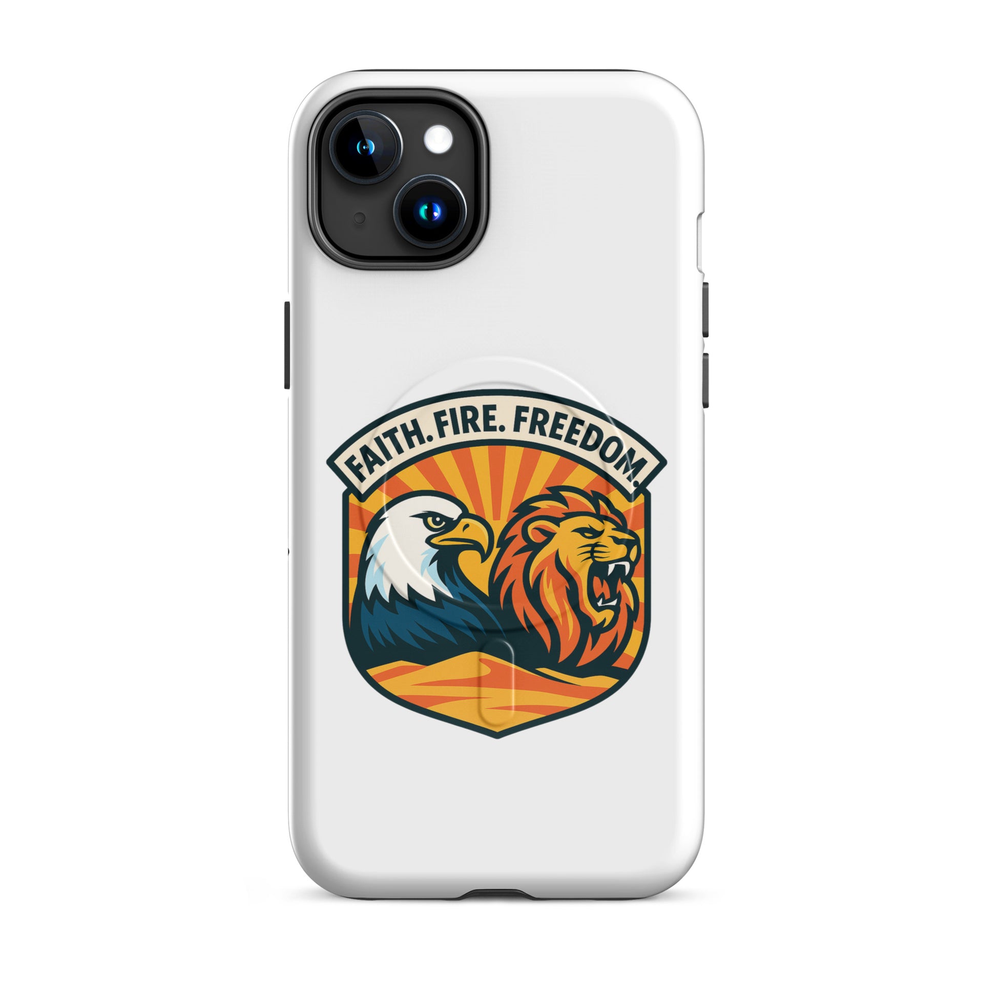 Lions Eagles Rise MagSafe® Tough Case for iPhone® - American Zionist
