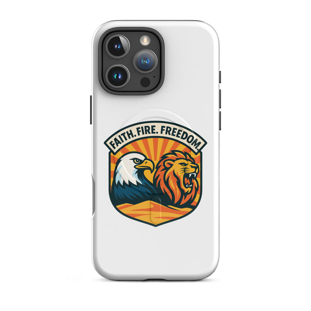 Lions Eagles Rise MagSafe® Tough Case for iPhone® - American Zionist
