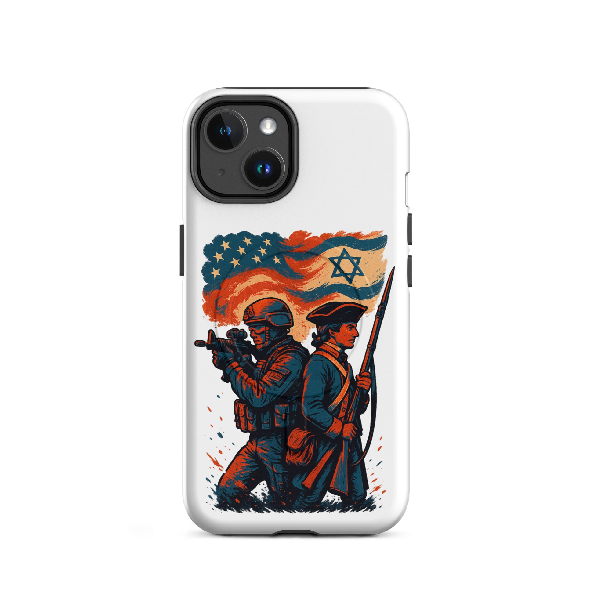 Defenders Across Generations MagSafe® Tough Case for iPhone® - American Zionist