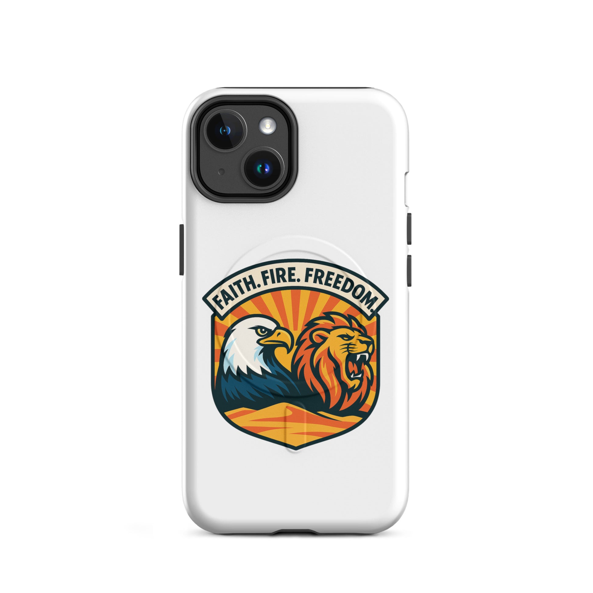 Lions Eagles Rise MagSafe® Tough Case for iPhone® - American Zionist
