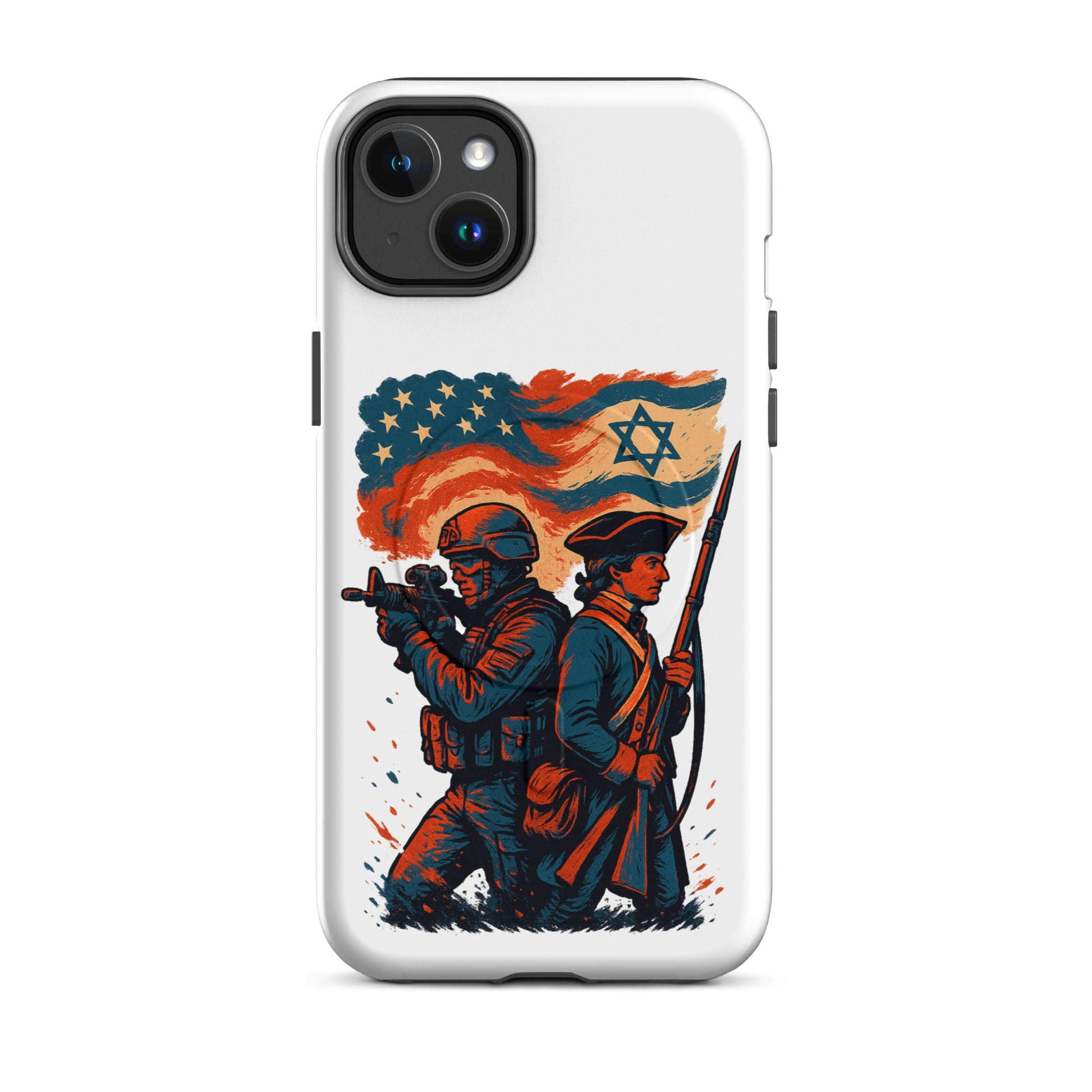 Defenders Across Generations MagSafe® Tough Case for iPhone® - American Zionist