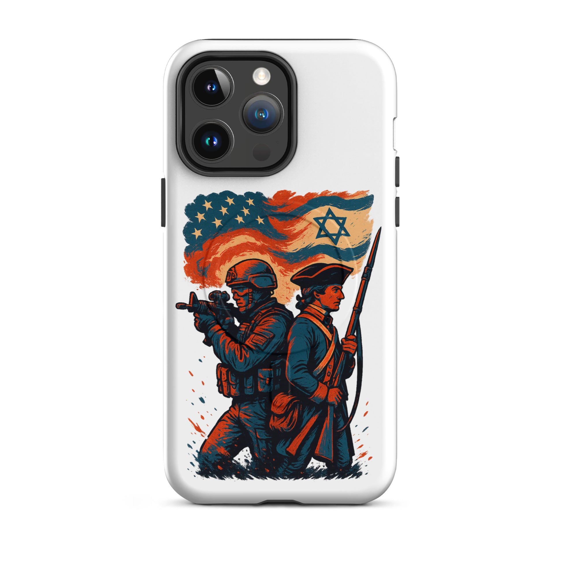 Defenders Across Generations MagSafe® Tough Case for iPhone® - American Zionist